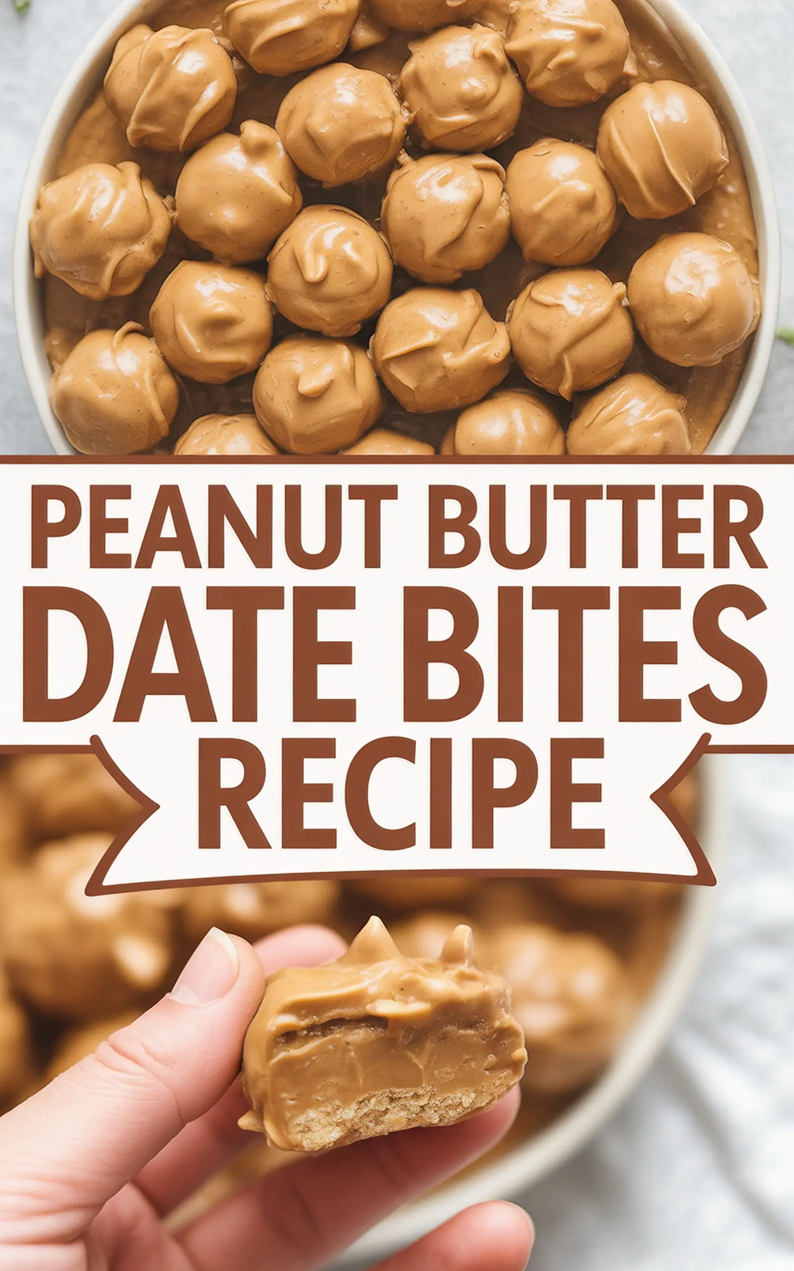 Peanut Butter Date Bites Recipe - easy recipe with step by step instructions