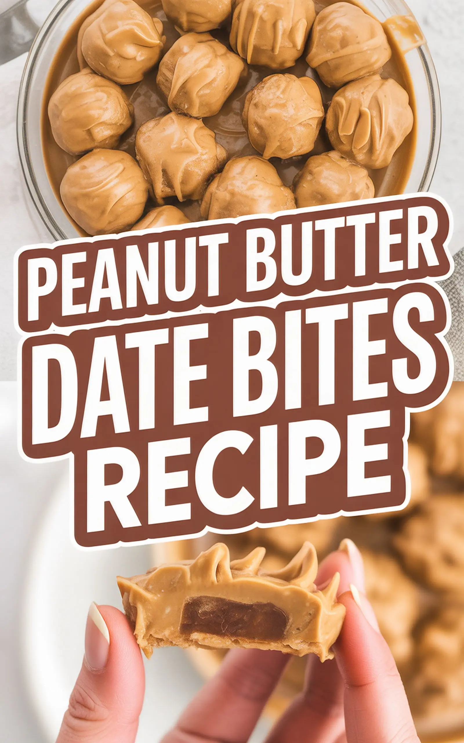 Peanut Butter Date Bites Recipe - easy recipe with step by step instructions