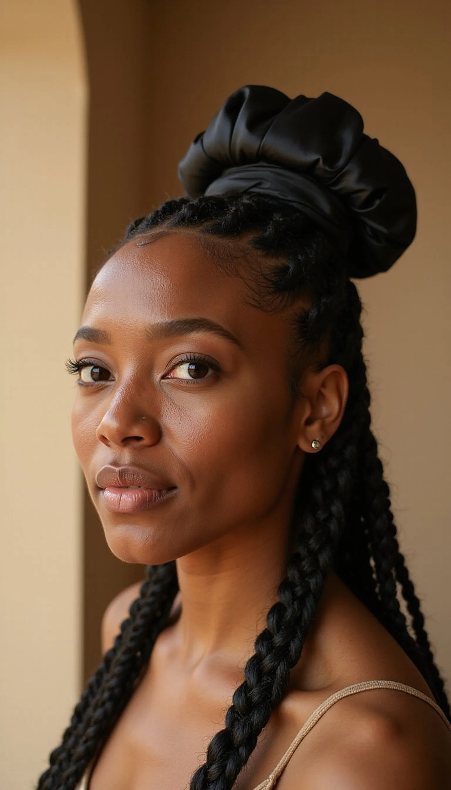 Cornrow Protection Along The Scalp For Stability