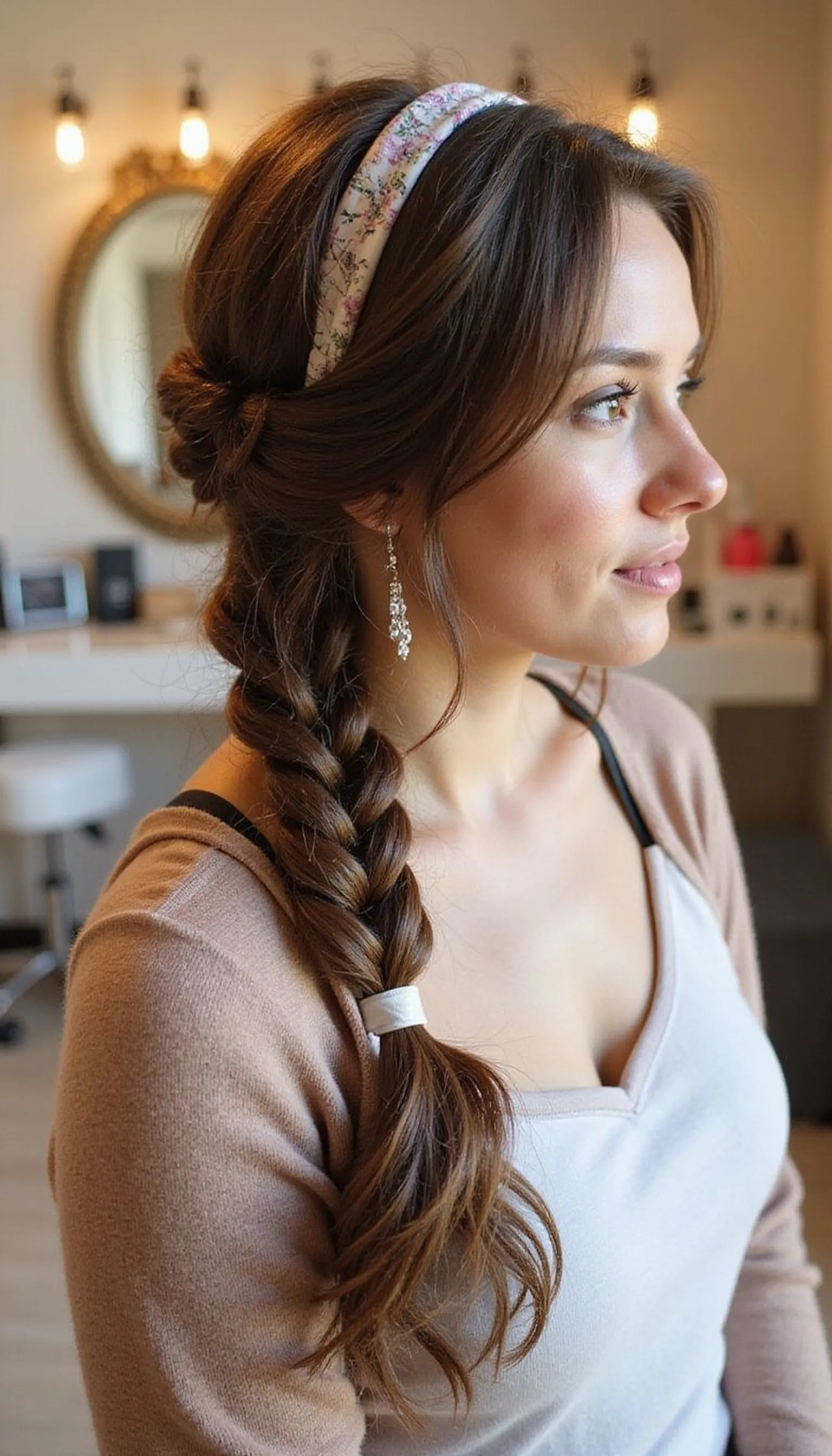 Braided Low Pony That Stays Put