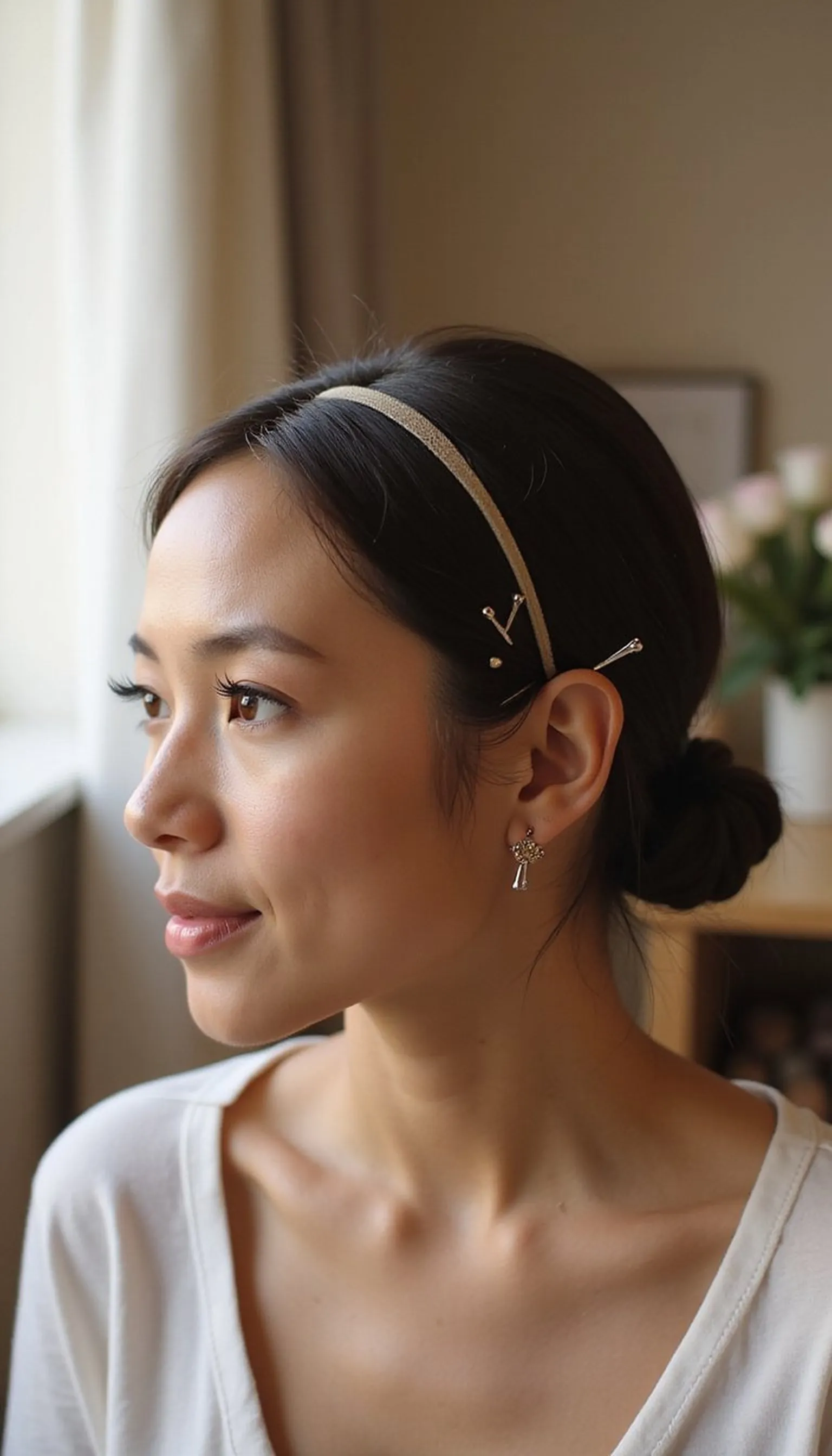 Sleek Low Bun For Long Shifts