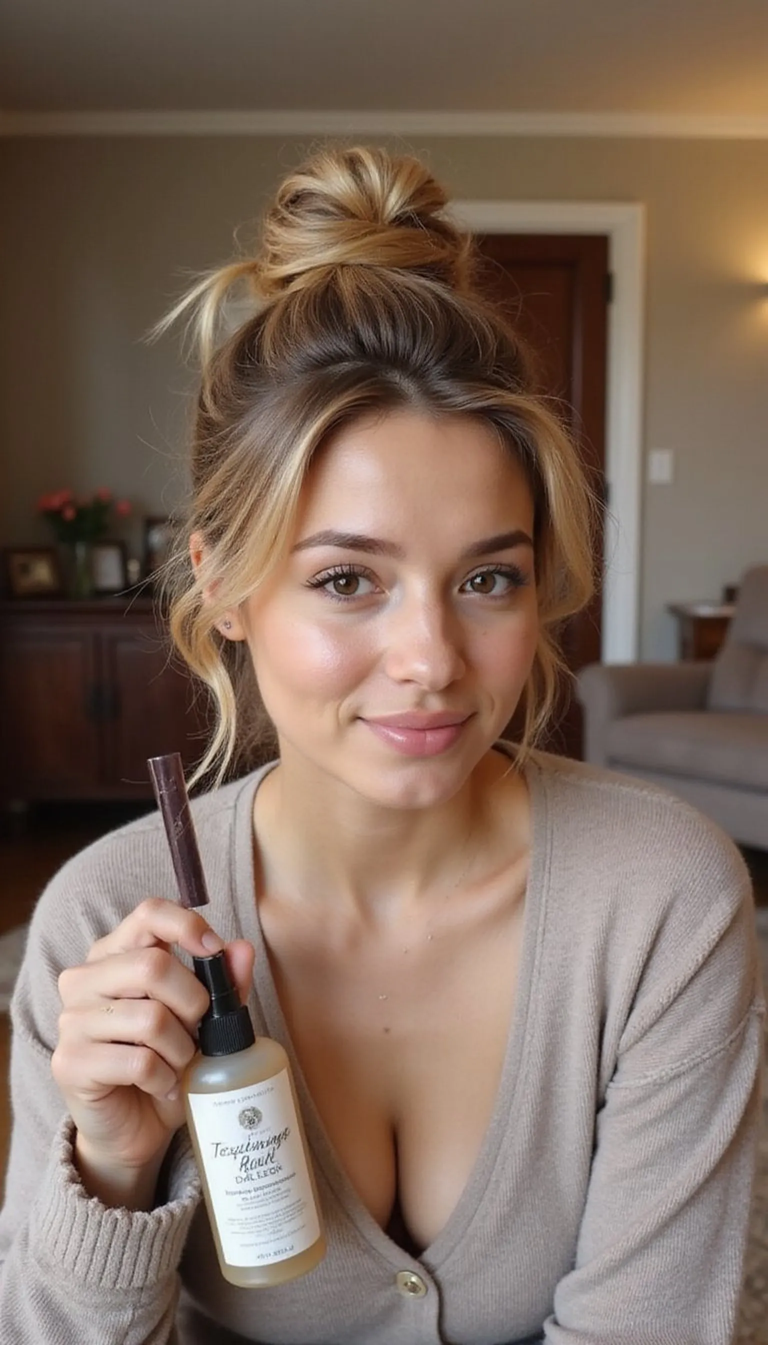 Textured Low Knot For Effortless Hold