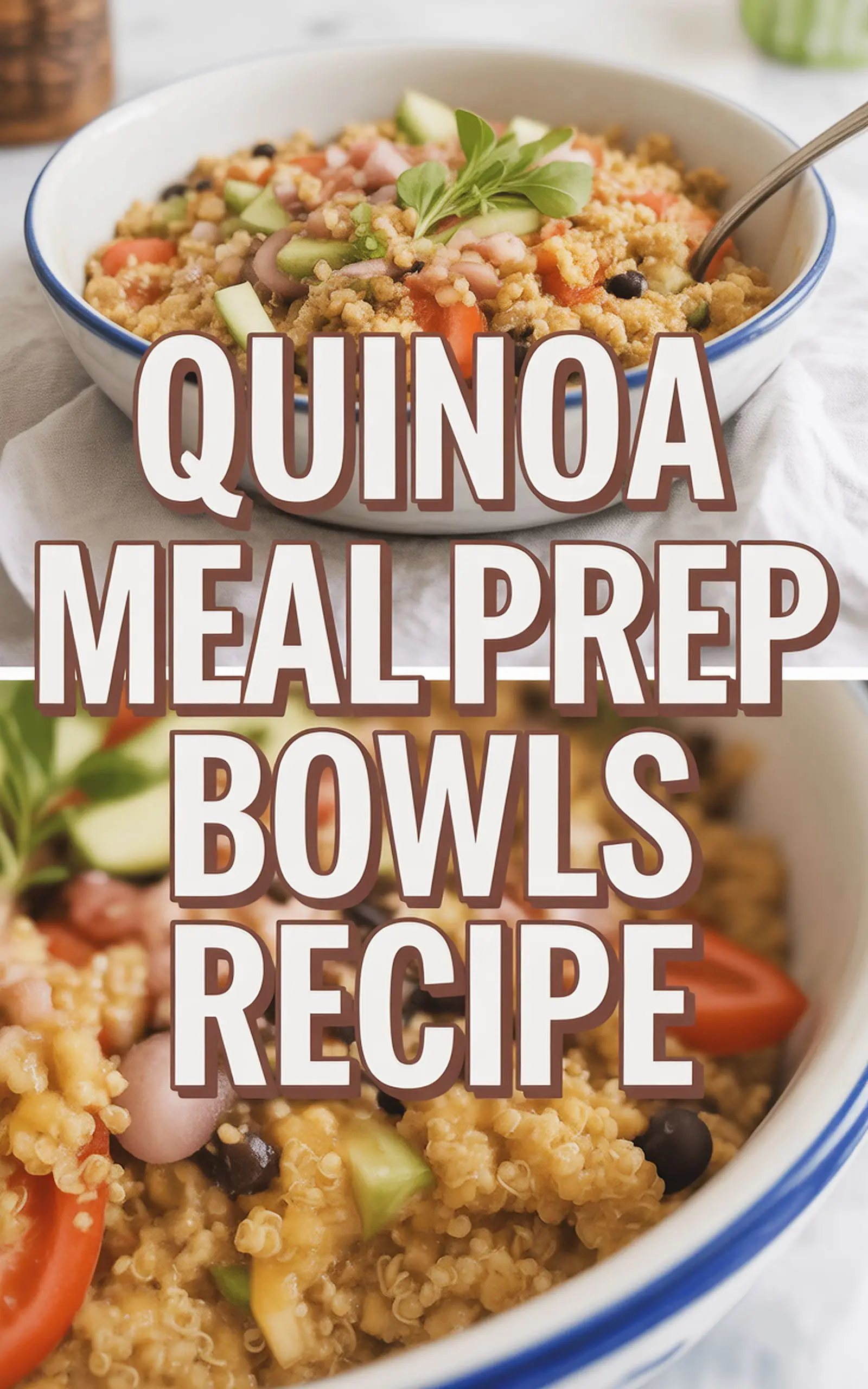 Quinoa Meal Prep Bowls Recipe - easy recipe with step by step instructions