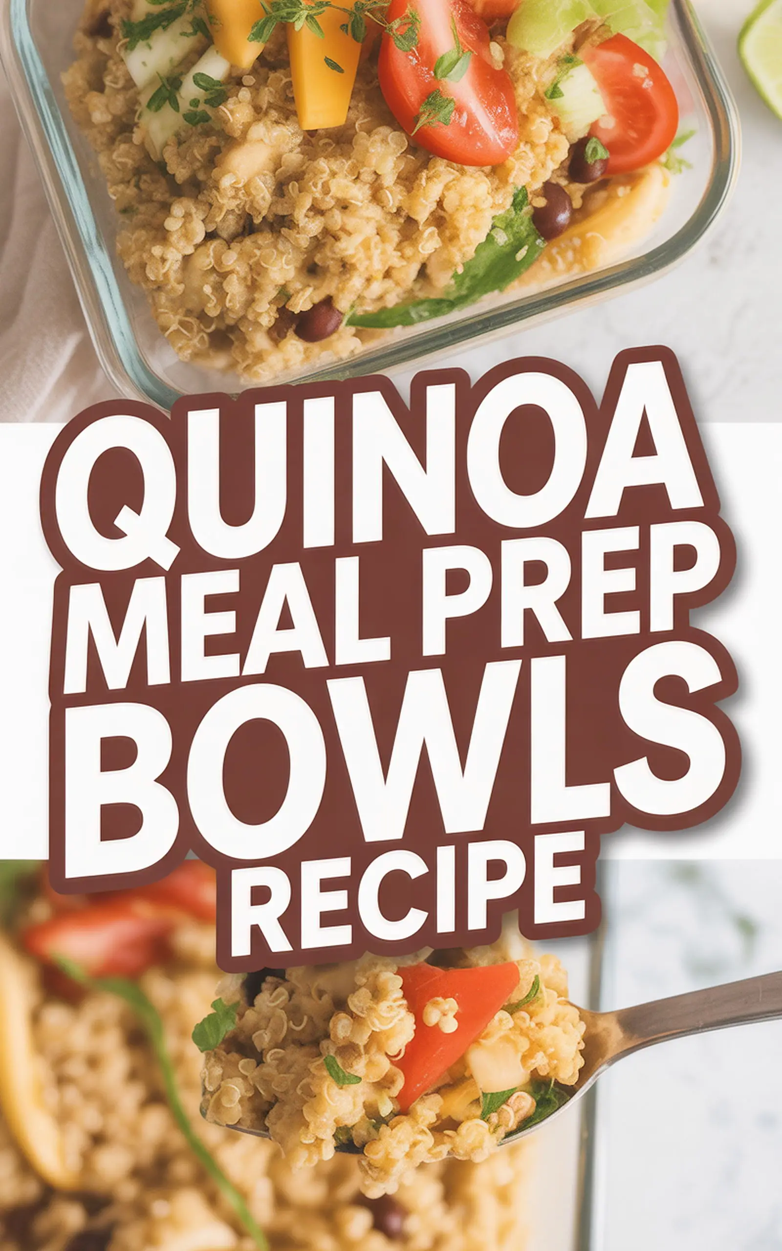 Quinoa Meal Prep Bowls Recipe - easy recipe with step by step instructions
