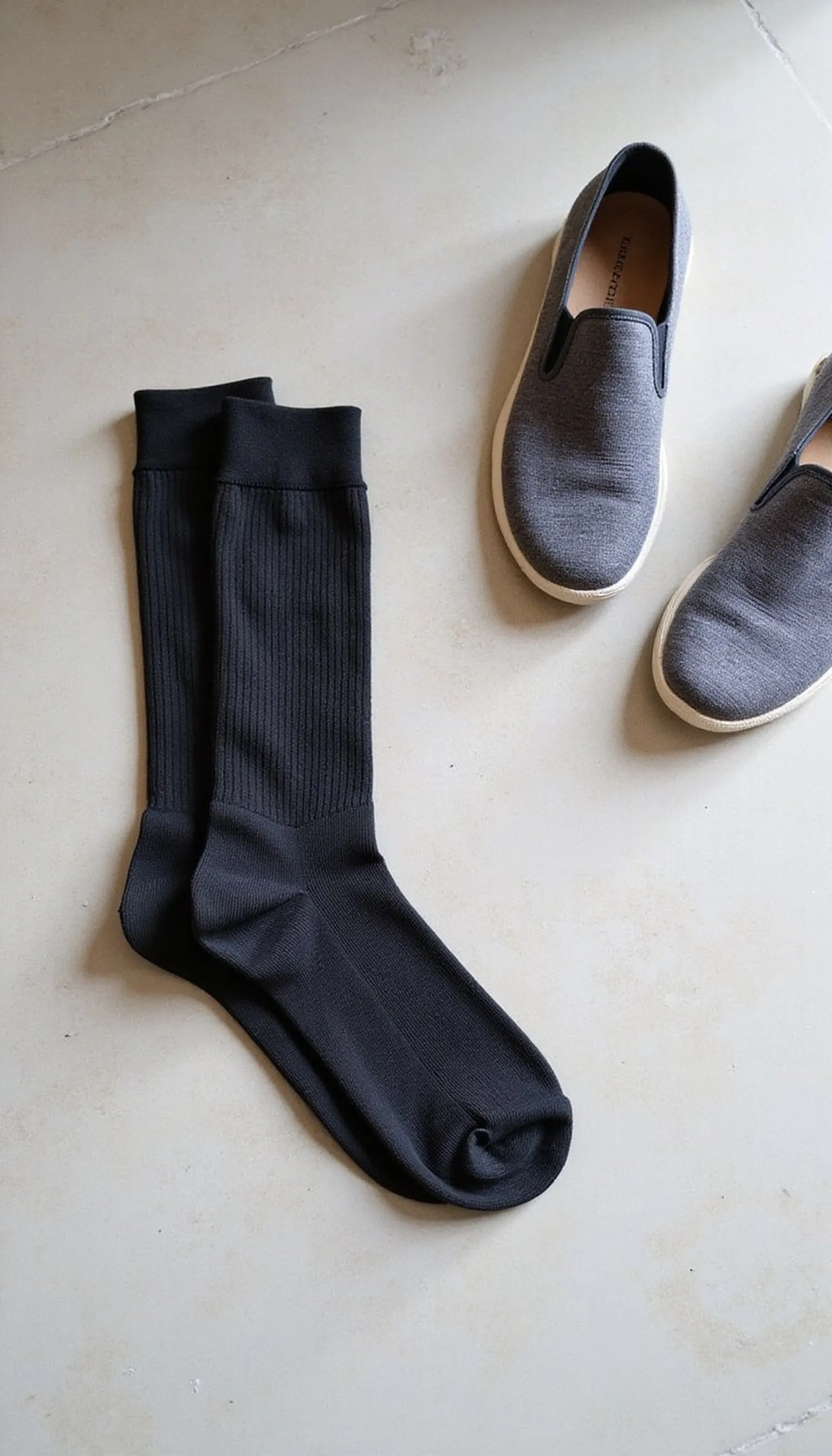 Compression socks for circulation on long legs