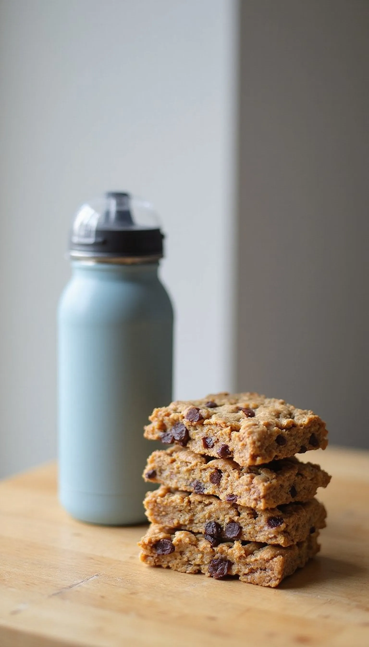 Hydration kit: reusable bottle and snacks