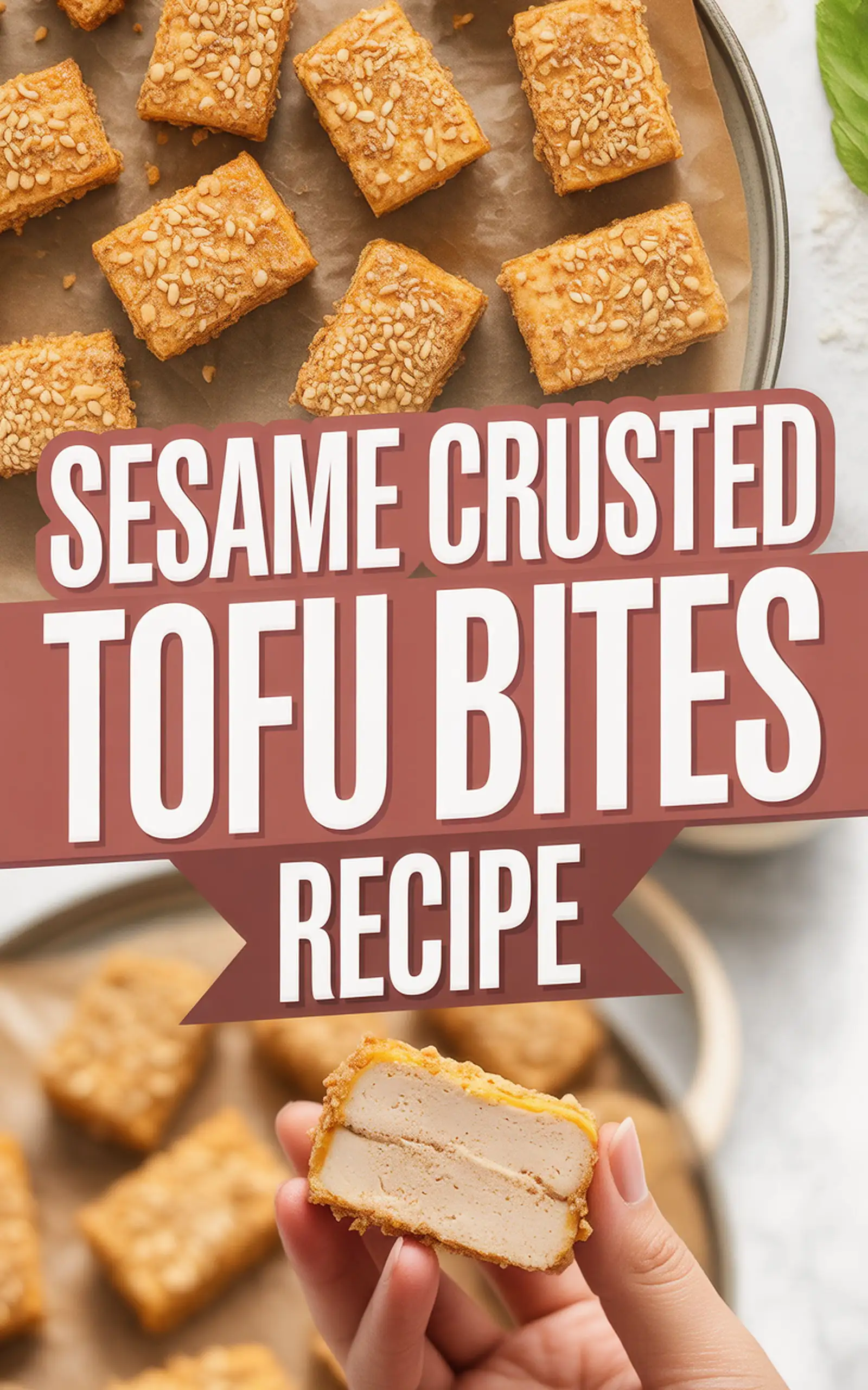 Sesame Crusted Tofu Bites Recipe - easy recipe with step by step instructions