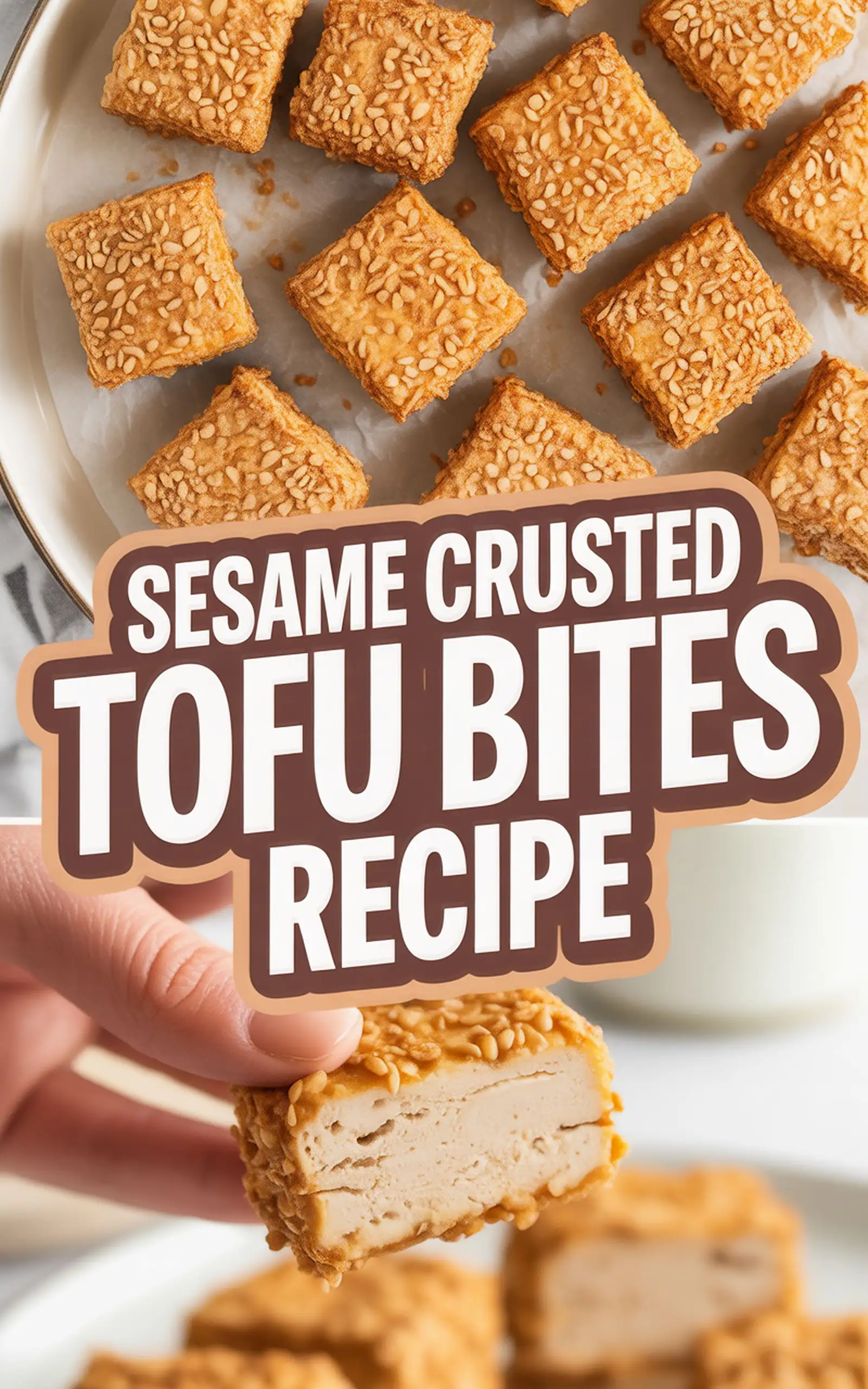 Sesame Crusted Tofu Bites Recipe - easy recipe with step by step instructions