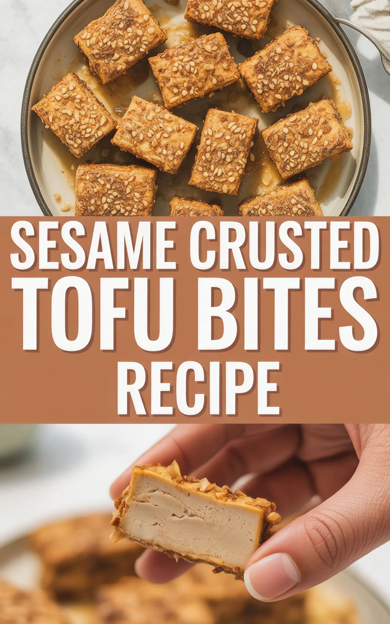 Sesame Crusted Tofu Bites Recipe - easy recipe with step by step instructions