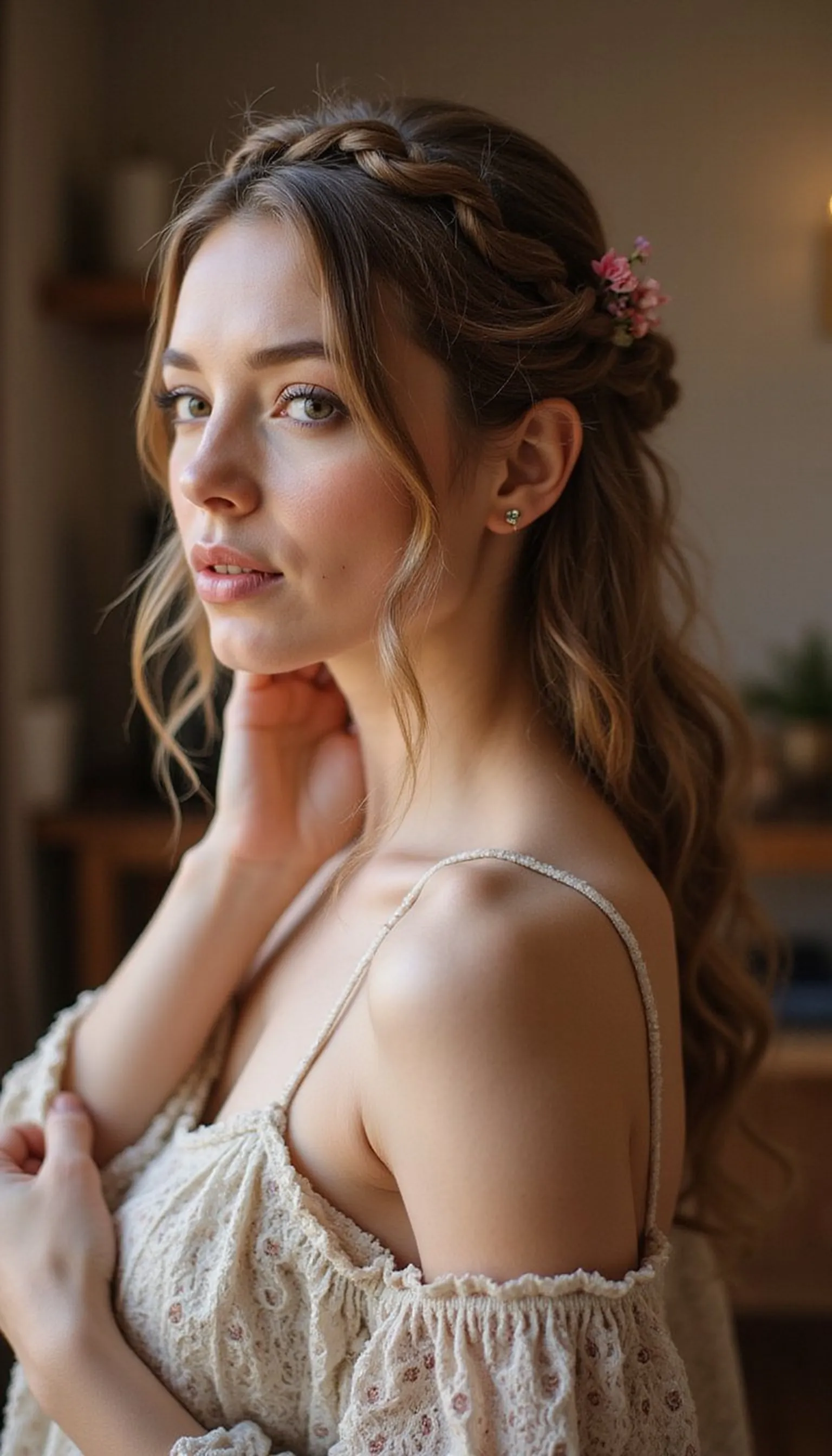 Low Braided Crown That Tucks In
