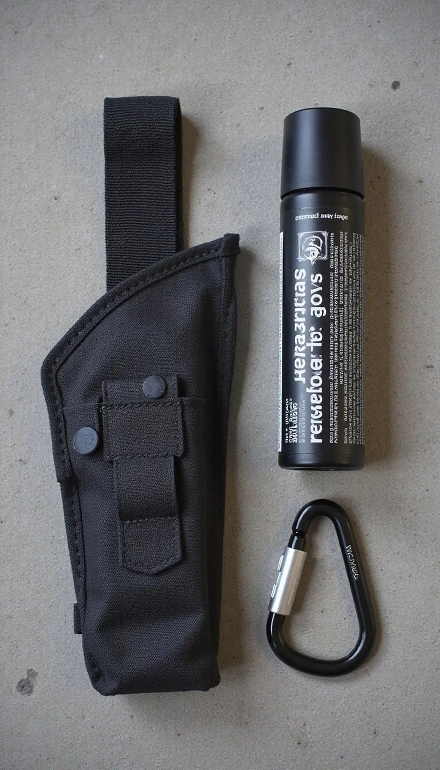 Pepper spray and carry holster options