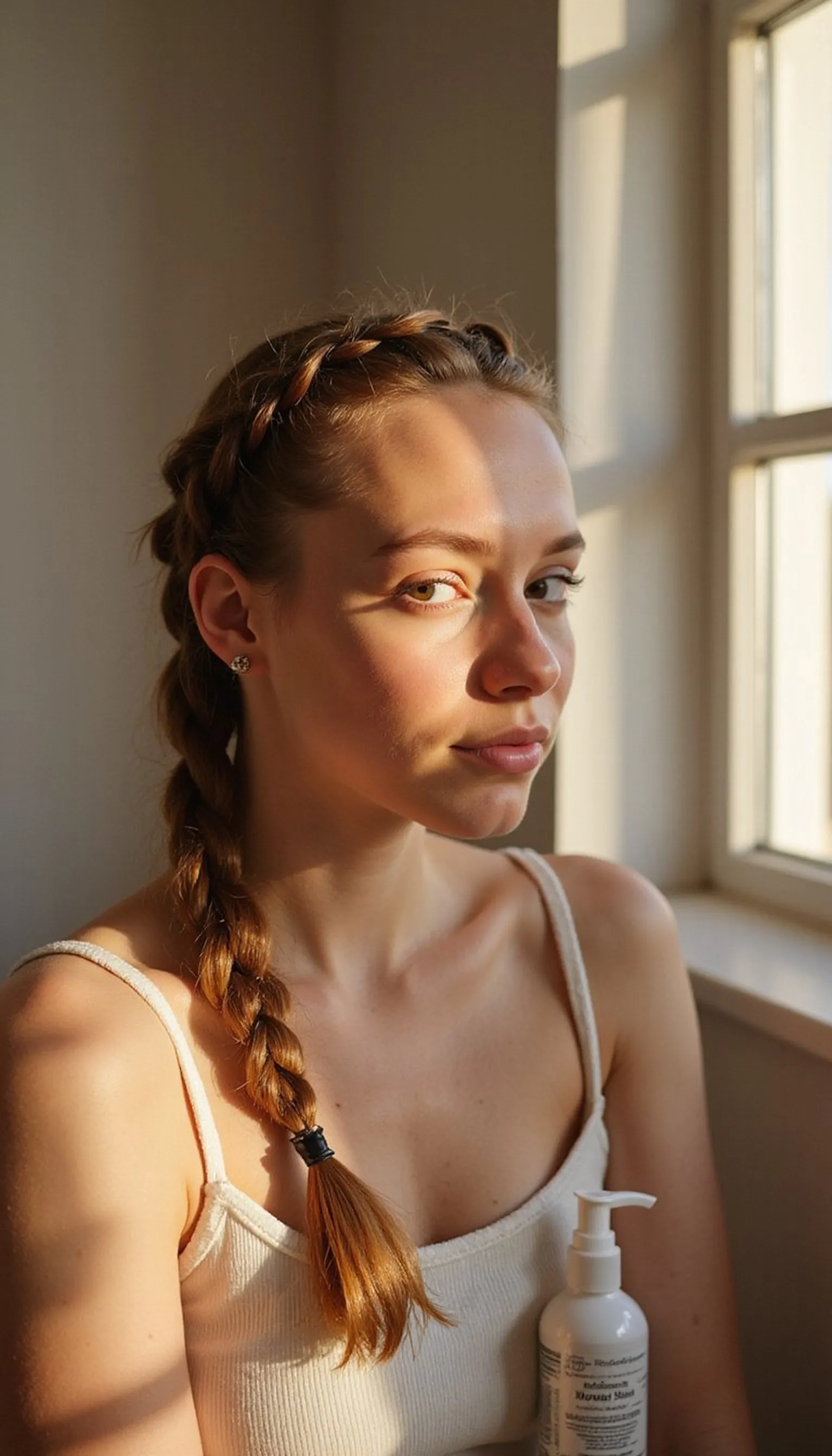 Braided Crown That Keeps Hair Off Face