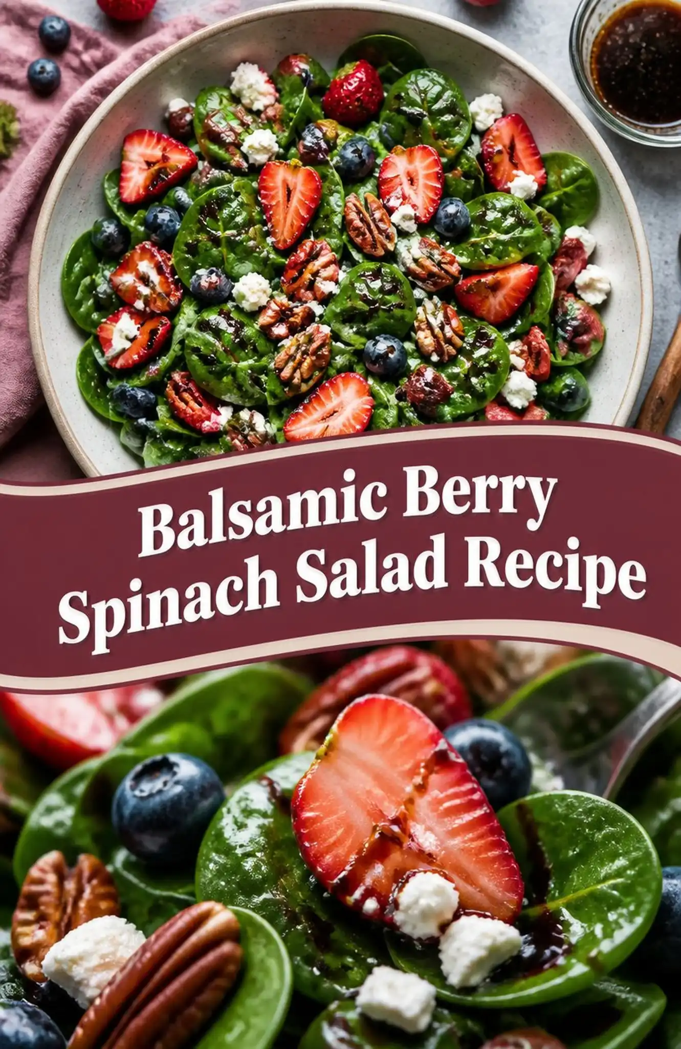 Balsamic Berry Spinach Salad Recipe