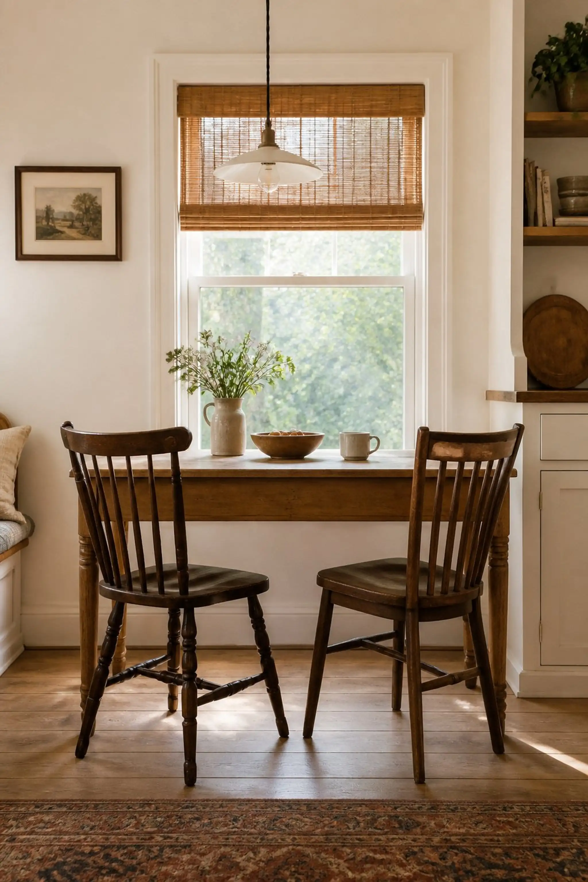 Mixing vintage chairs for collected character