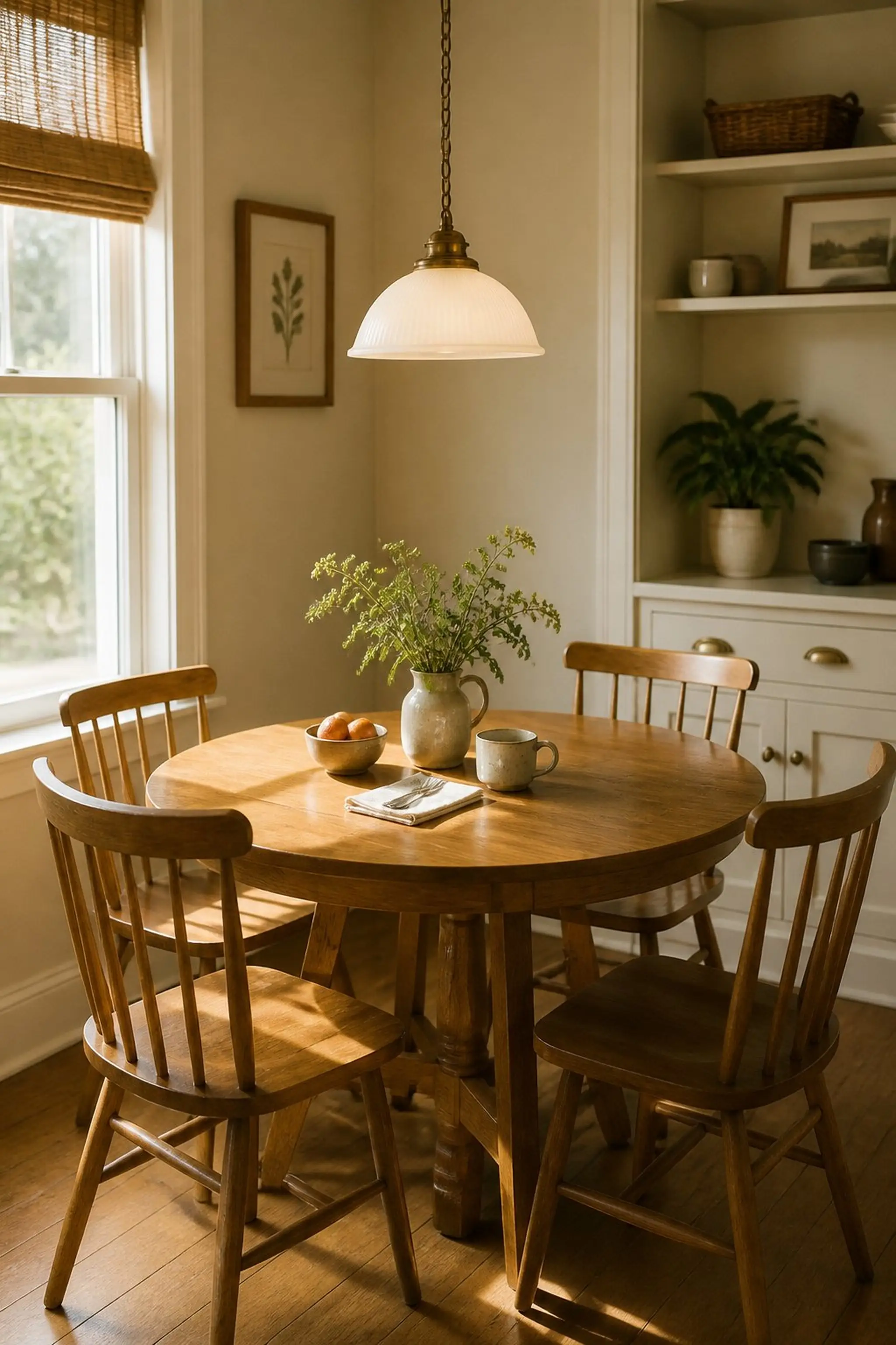 Pendant lighting that creates focused warmth