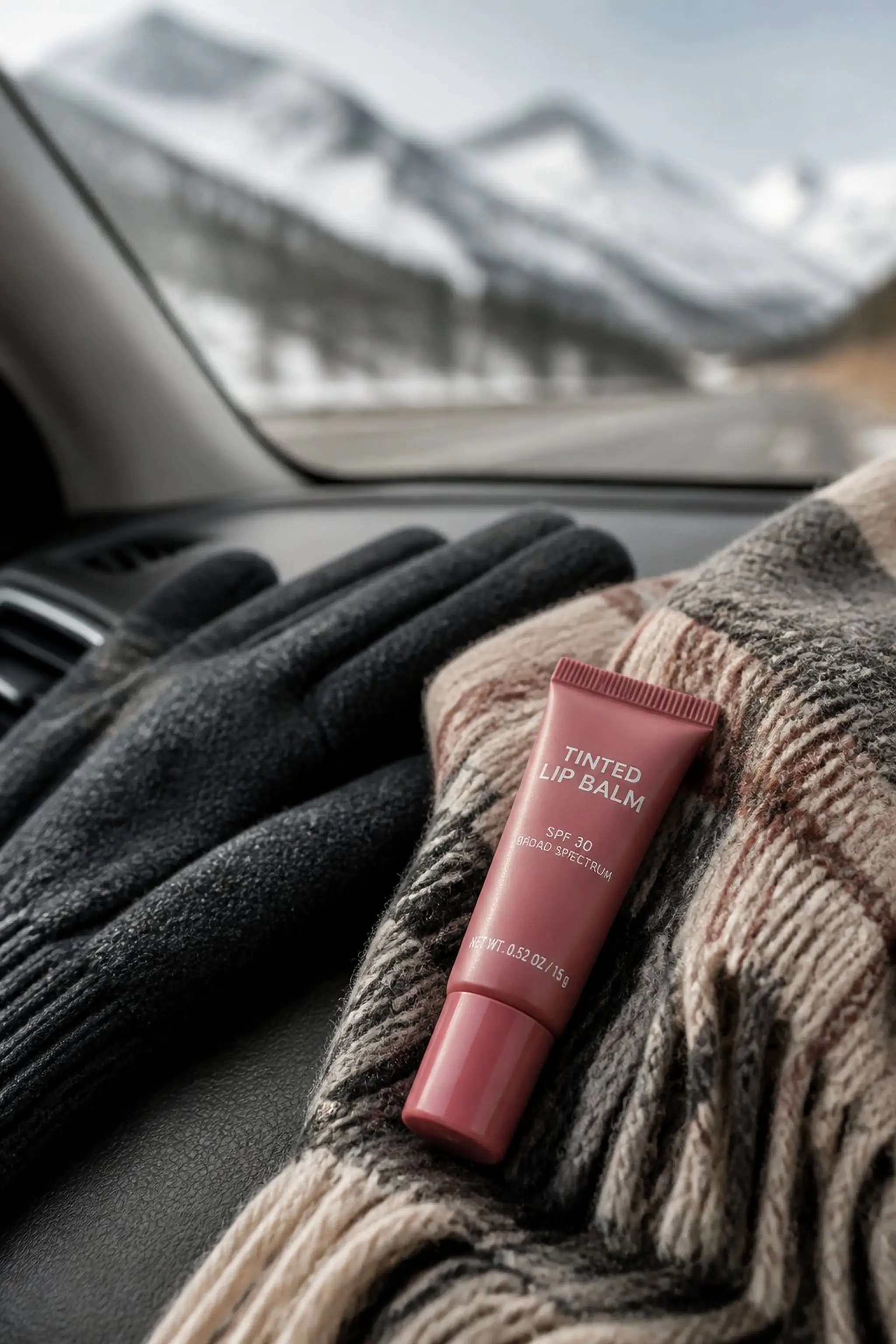 Lip balm with SPF for protection and moisture