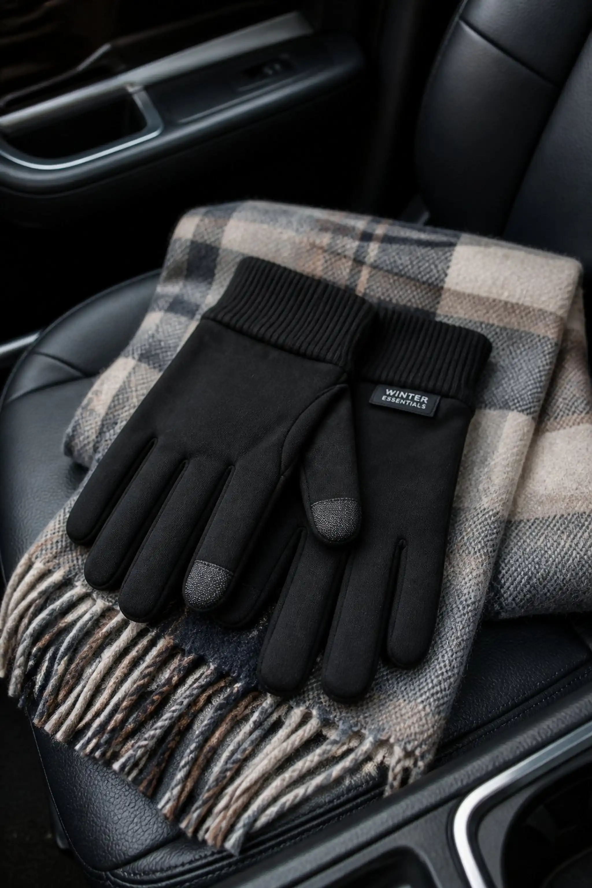 Thermal gloves with touchscreen fingertips