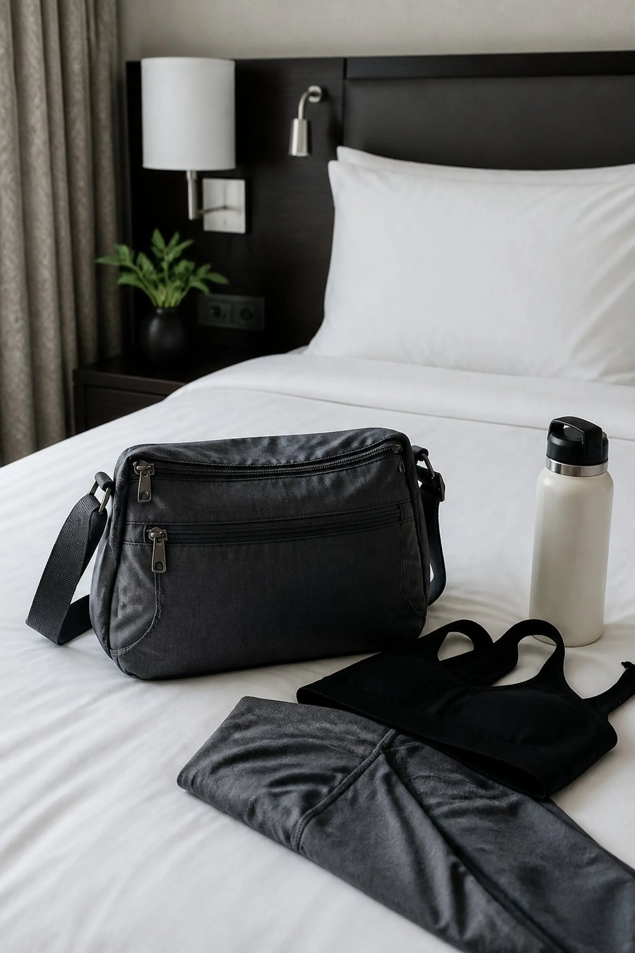 Compact Crossbody Gym Bag for Easy Storage and Access