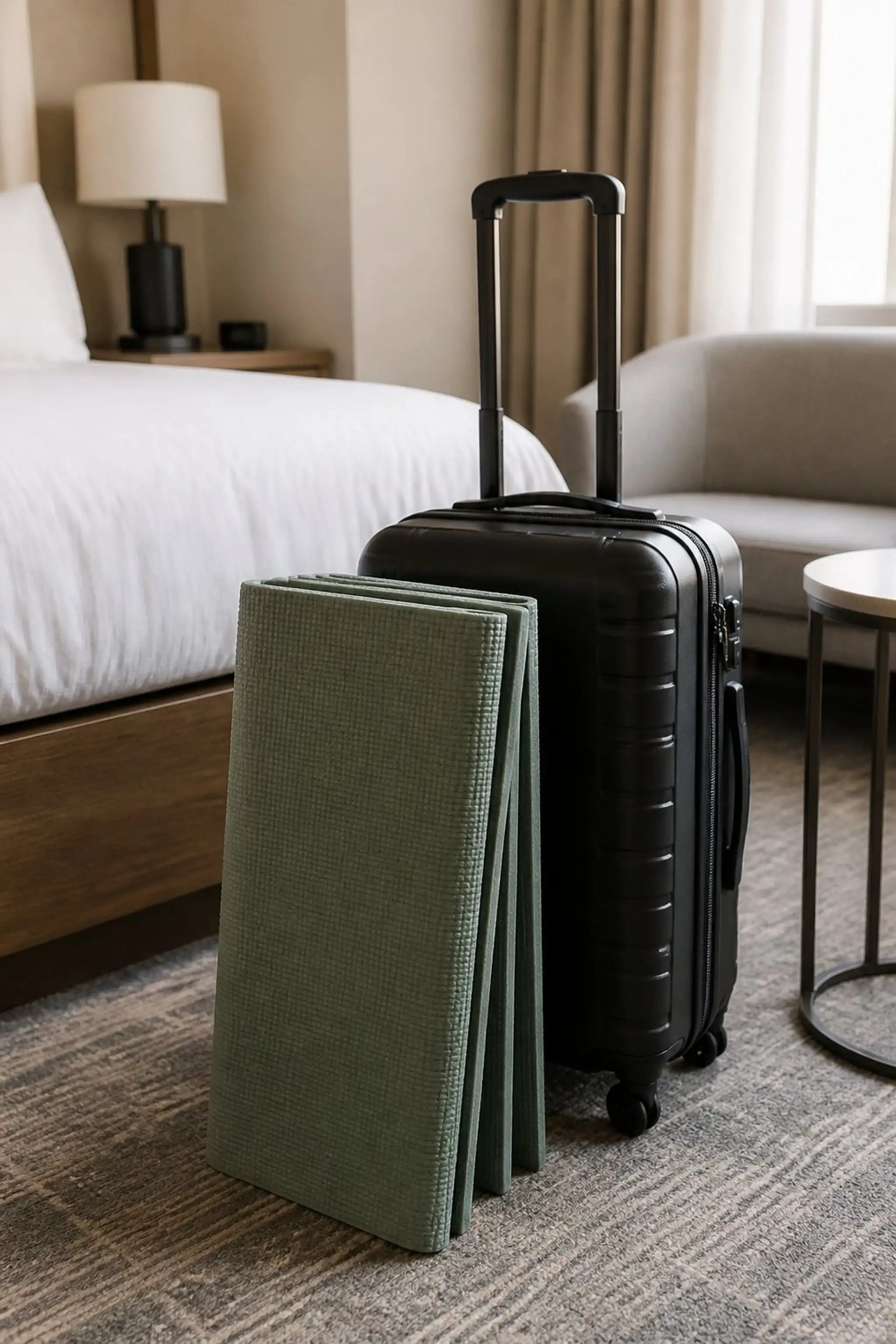 Folding Yoga Mat: Slip-It-Into-Your-Bag Flexibility