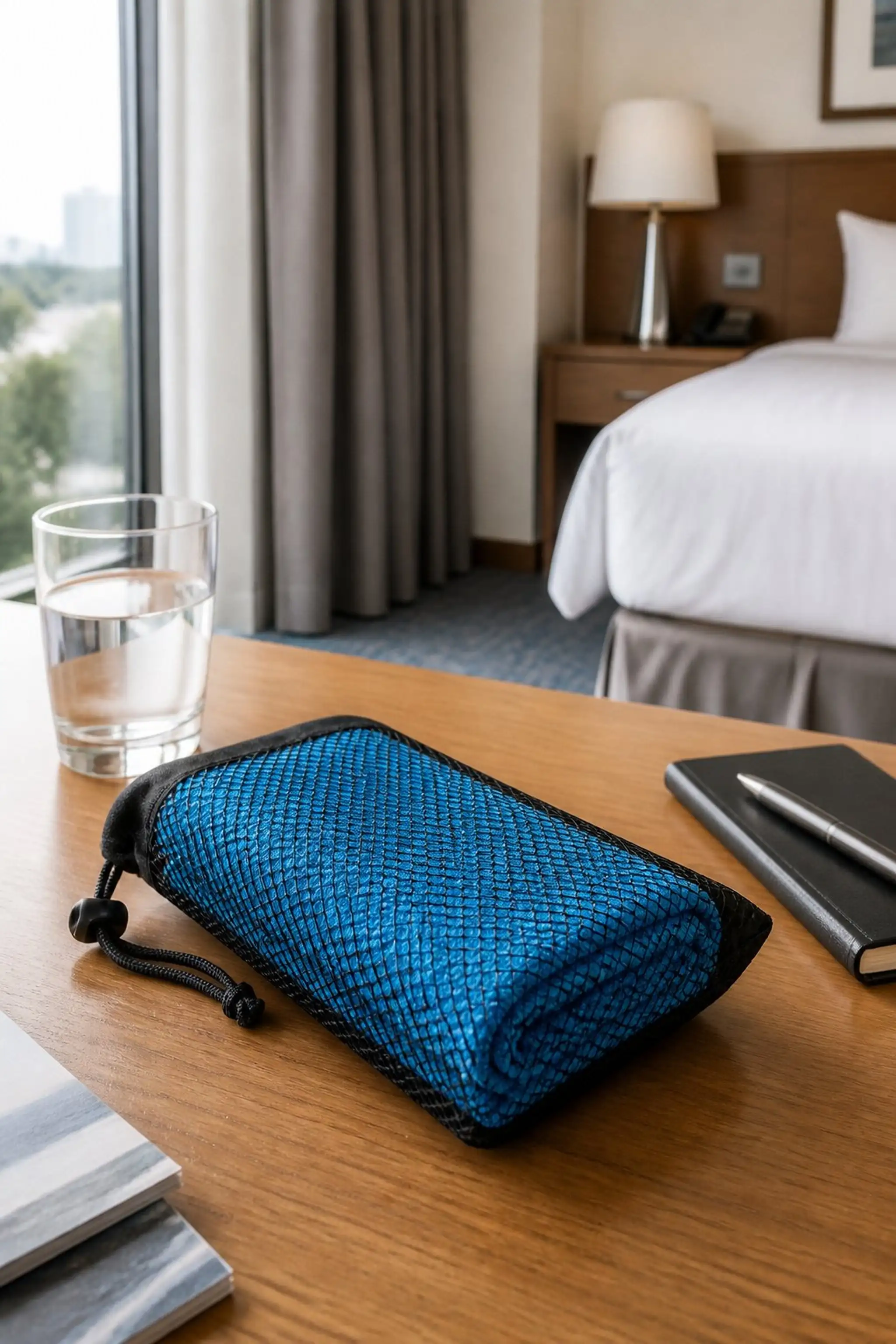Packable Sweat Towel for Quick Cleanup Post-Workout