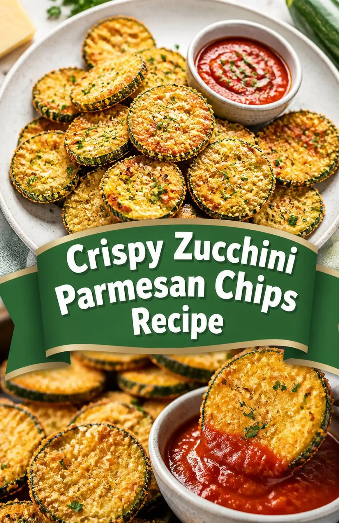 Crispy Zucchini Parmesan Chips Recipe