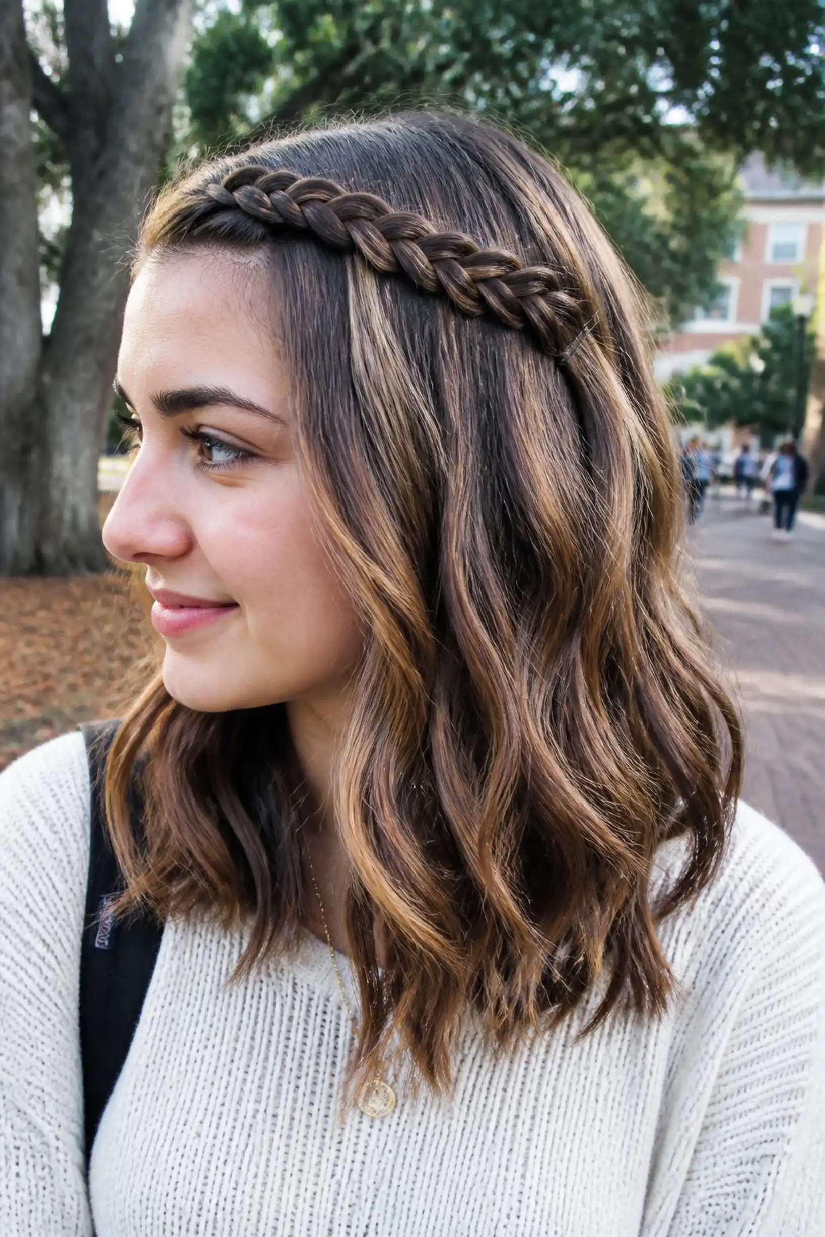 Braided Headband Pull-Back Style