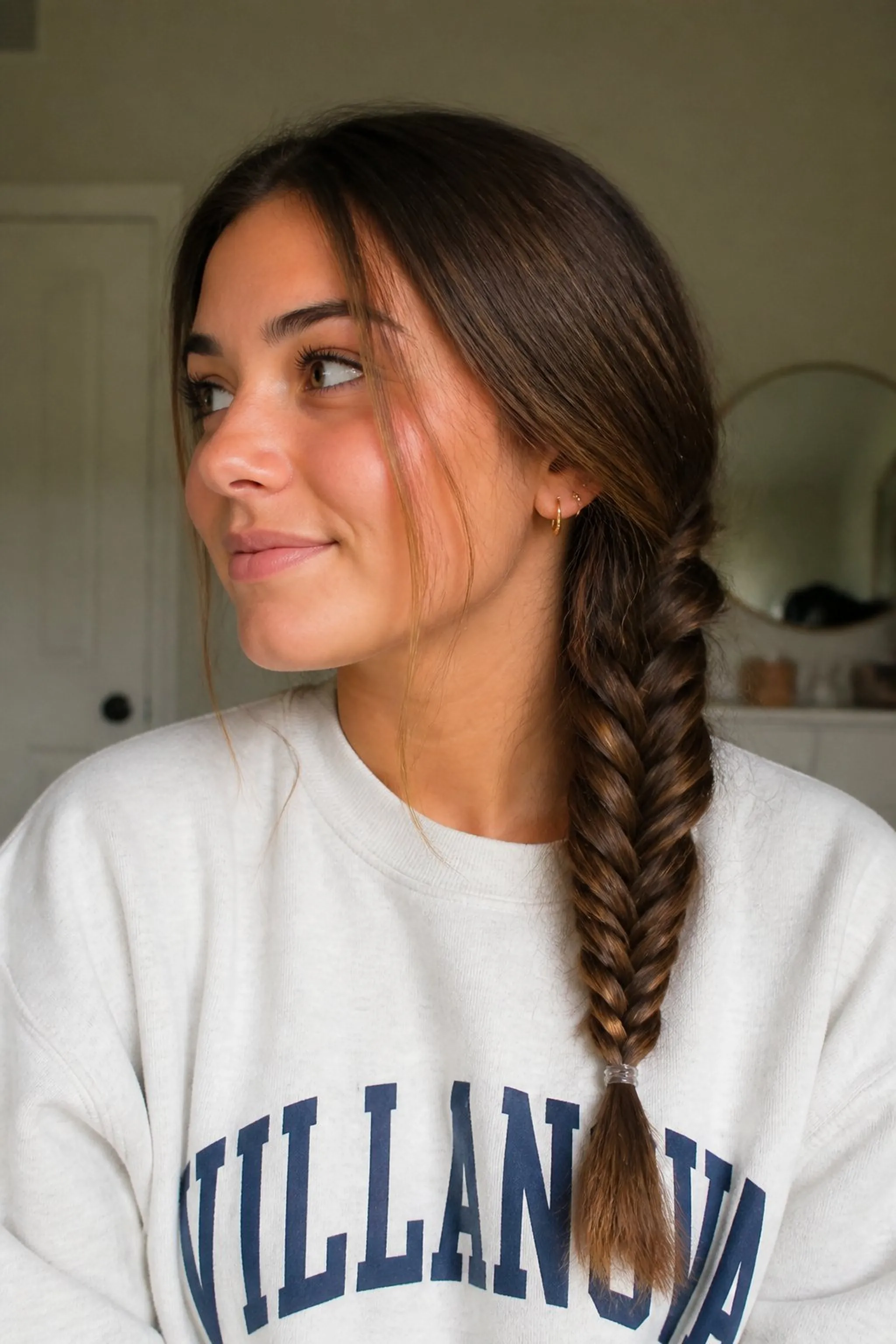 Fishtail Braid With A Casual Finish