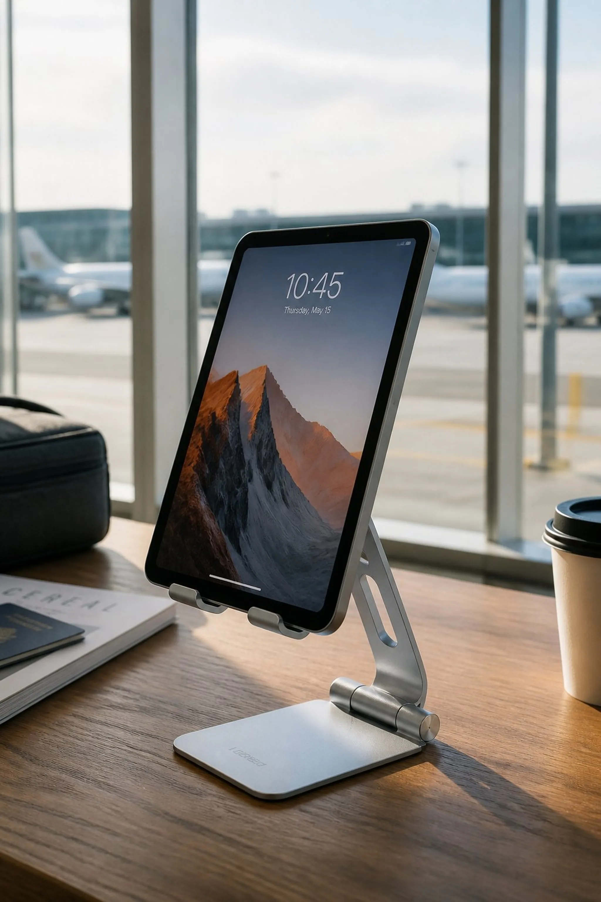 Tablet stand for hands-free entertainment ease