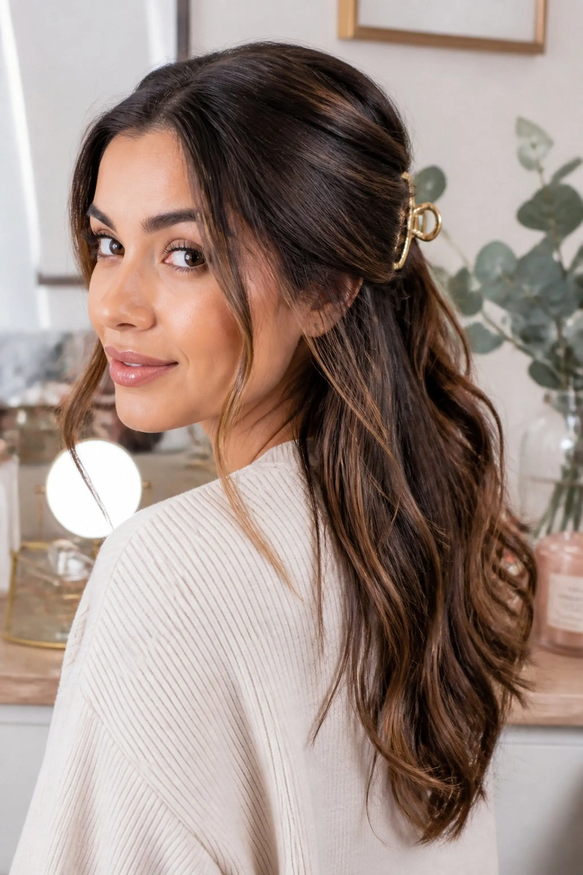 Half-Up Twists That Boost Volume