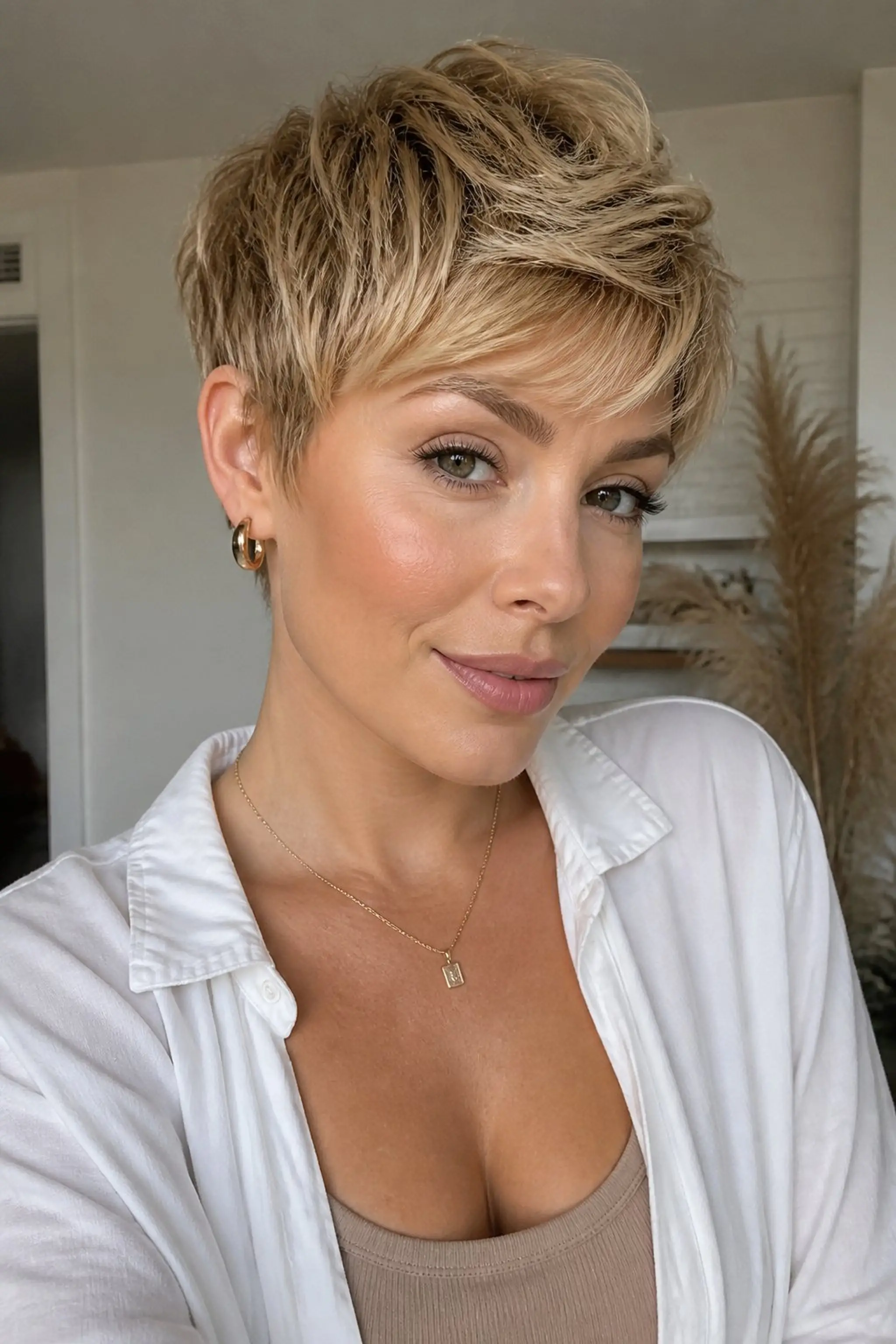 Textured Pixie with Tousled Tips