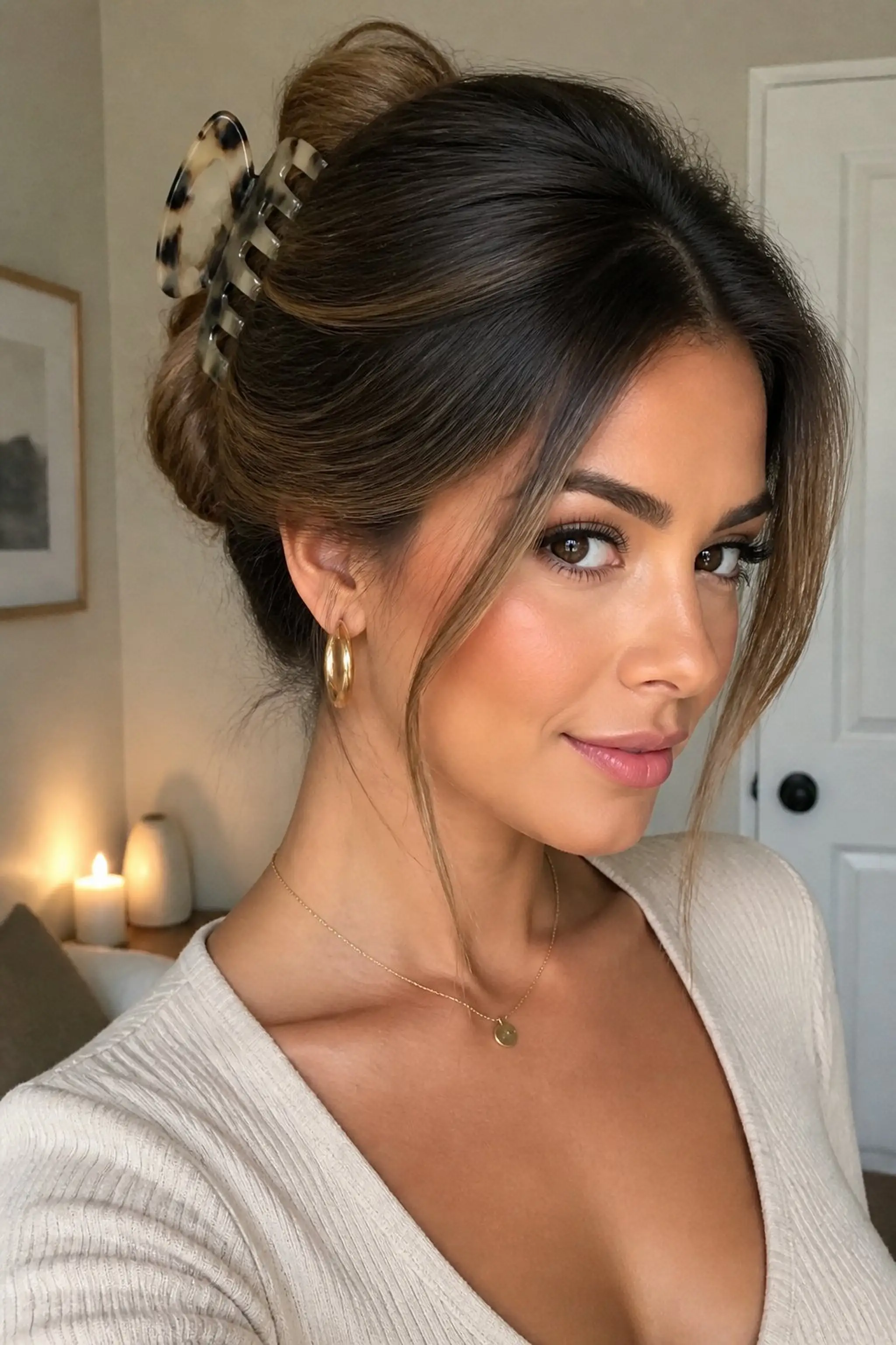 Claw Clip Updo Shields Greasy Roots