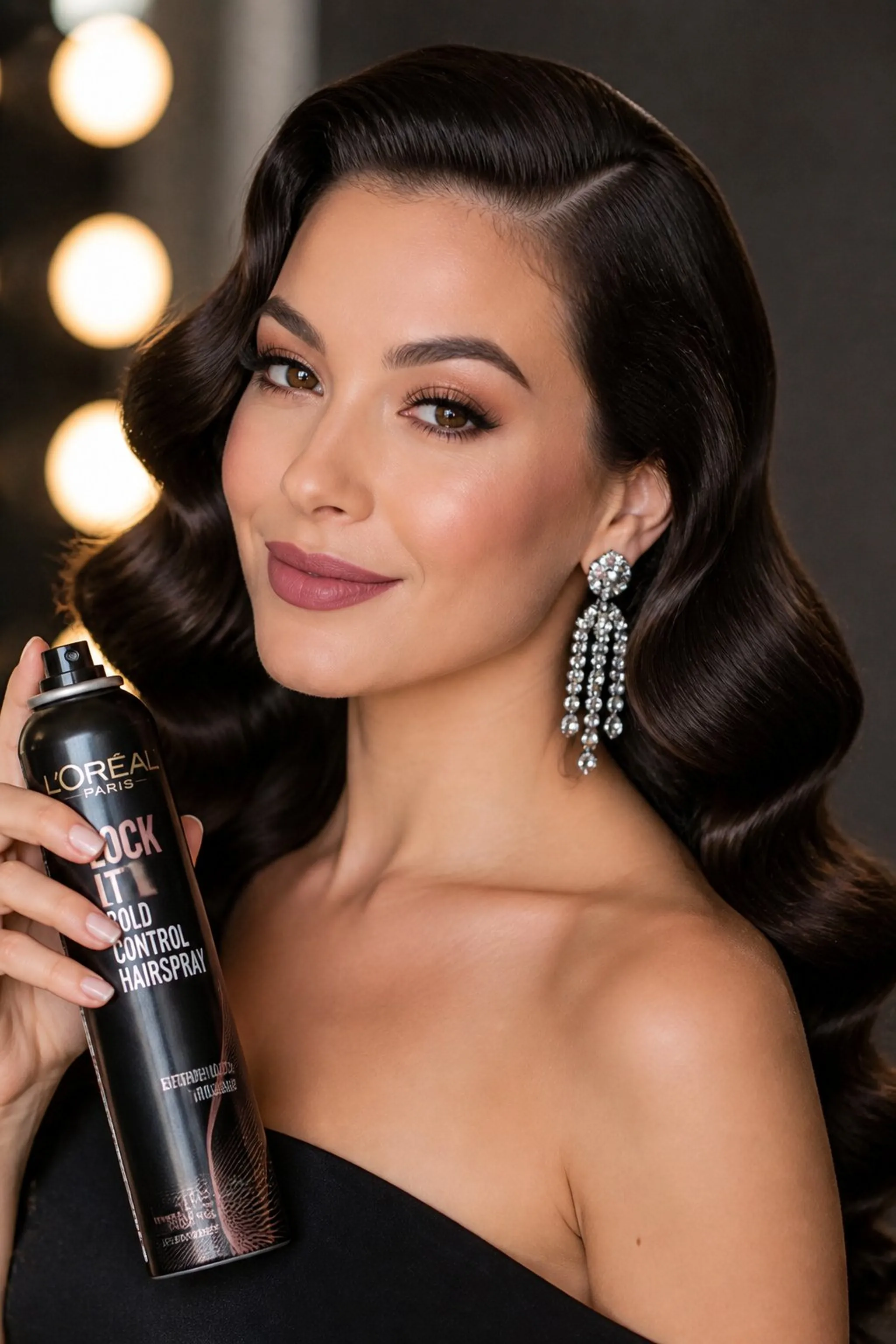 Sculpted Waves for Glamorous Old-Hollywood Vibe