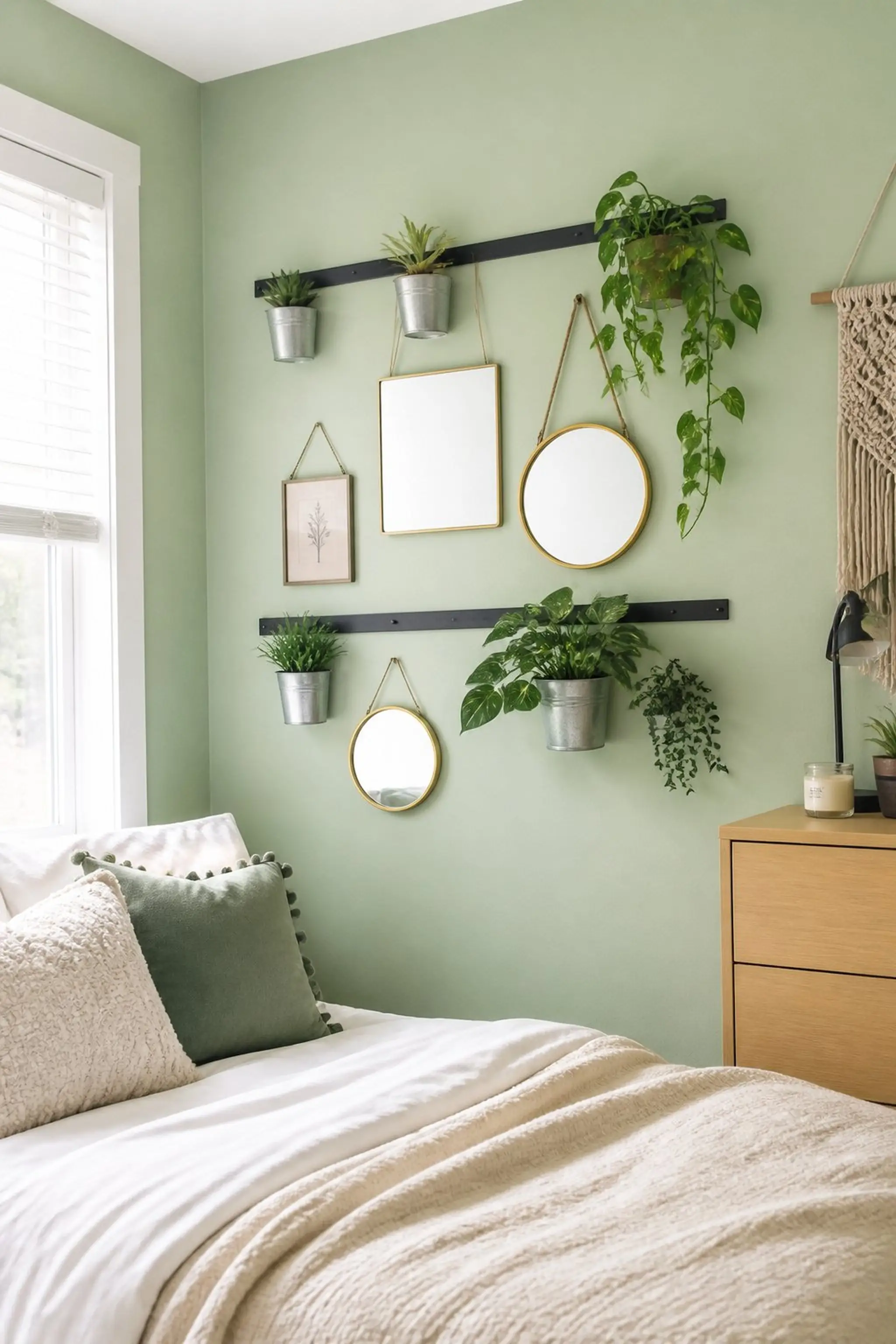 Magnetic strips for lightweight metal decor