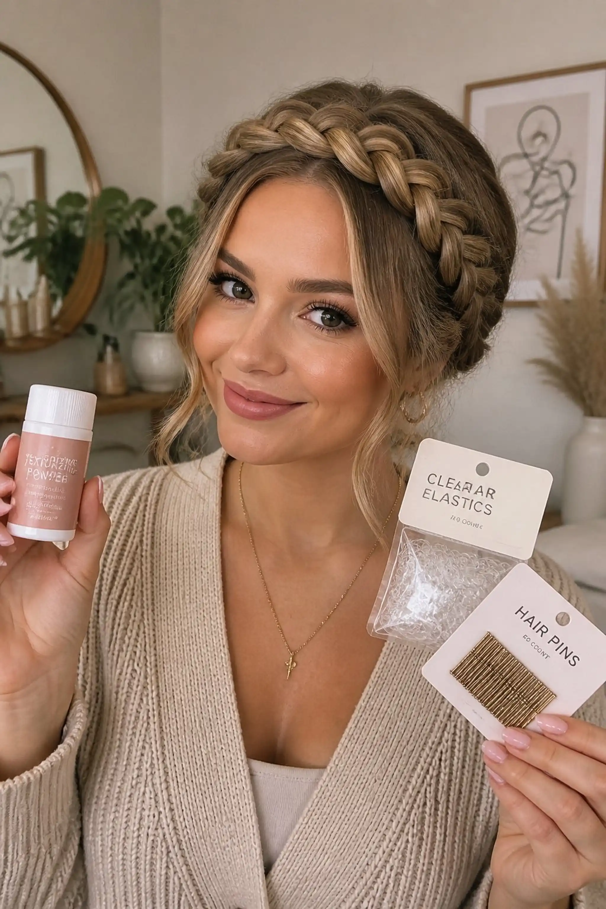 Quick Braided Crown for Instant Style