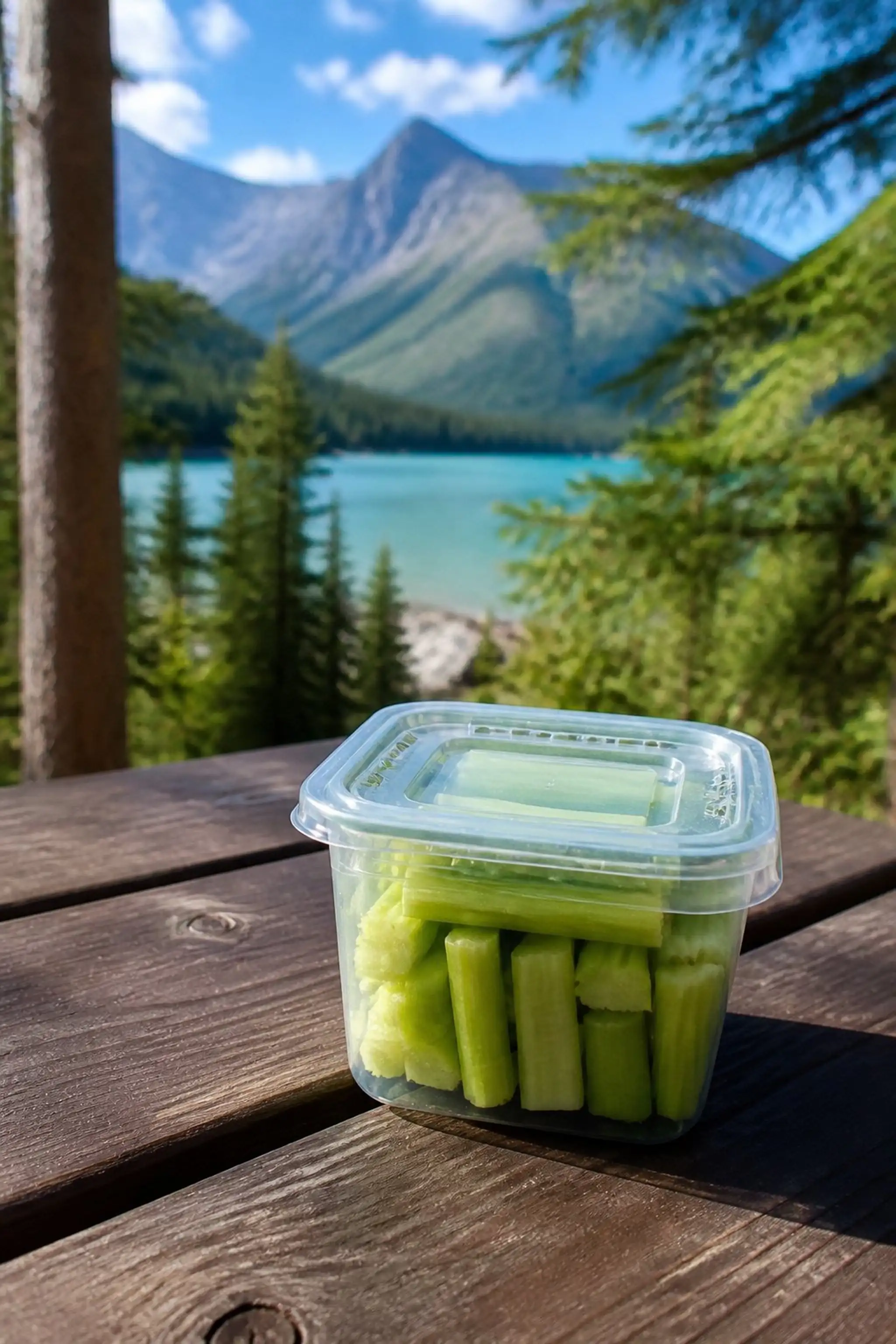 Containers with vented lids for fresh airflow