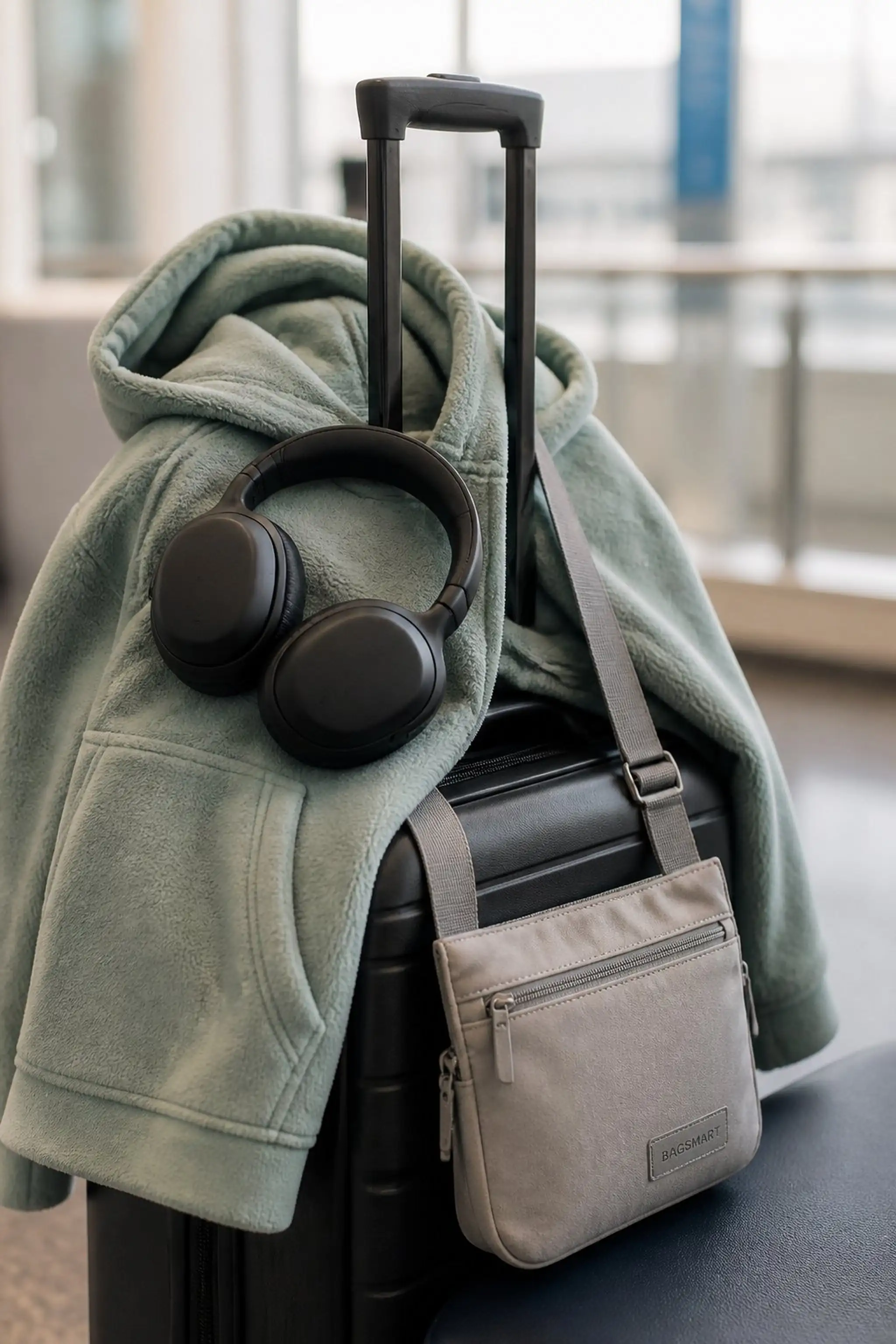 Lightweight sensory-friendly hoodie with soft inside fleece