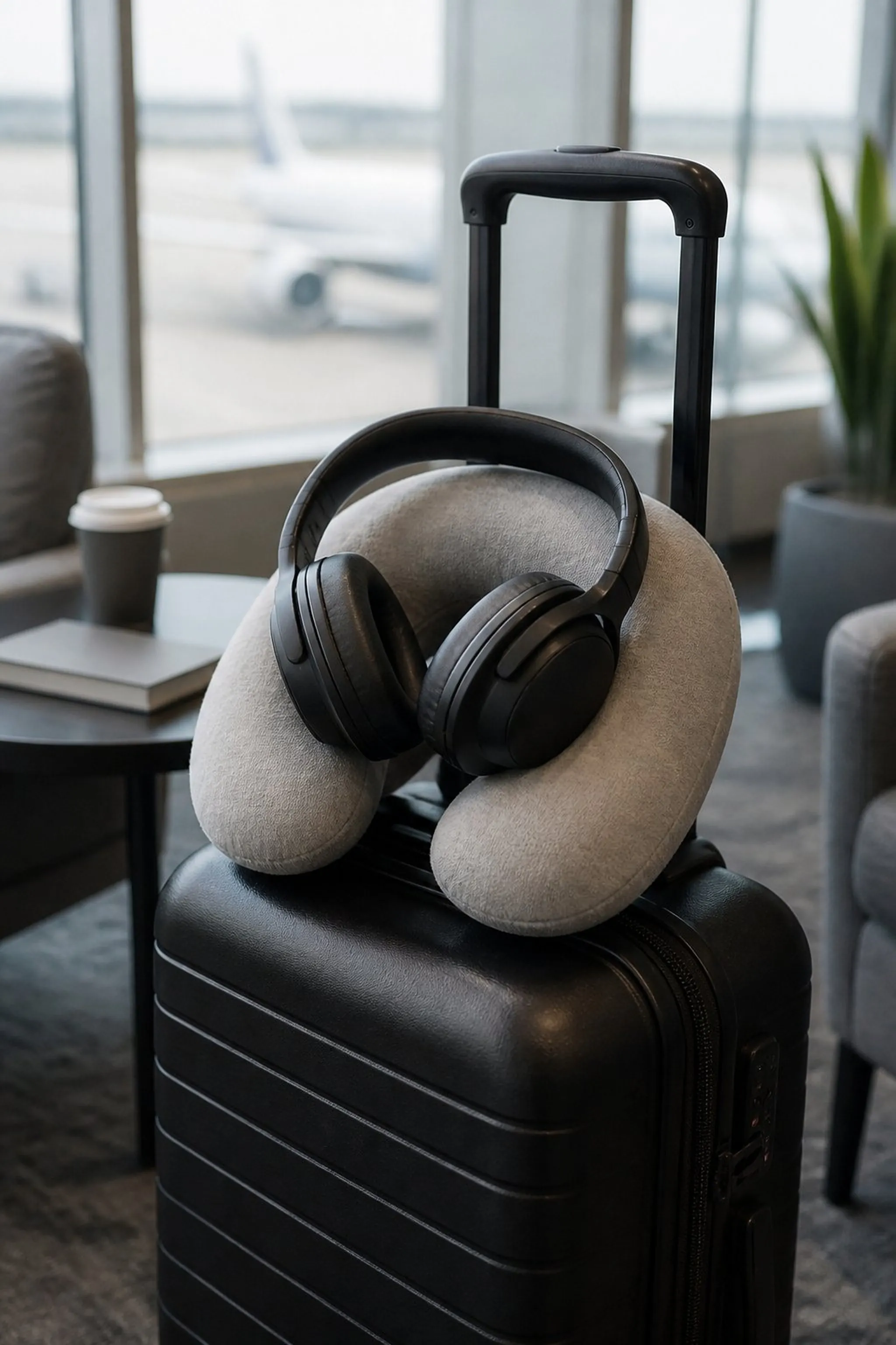 Noise-canceling headphones to block chaotic sounds