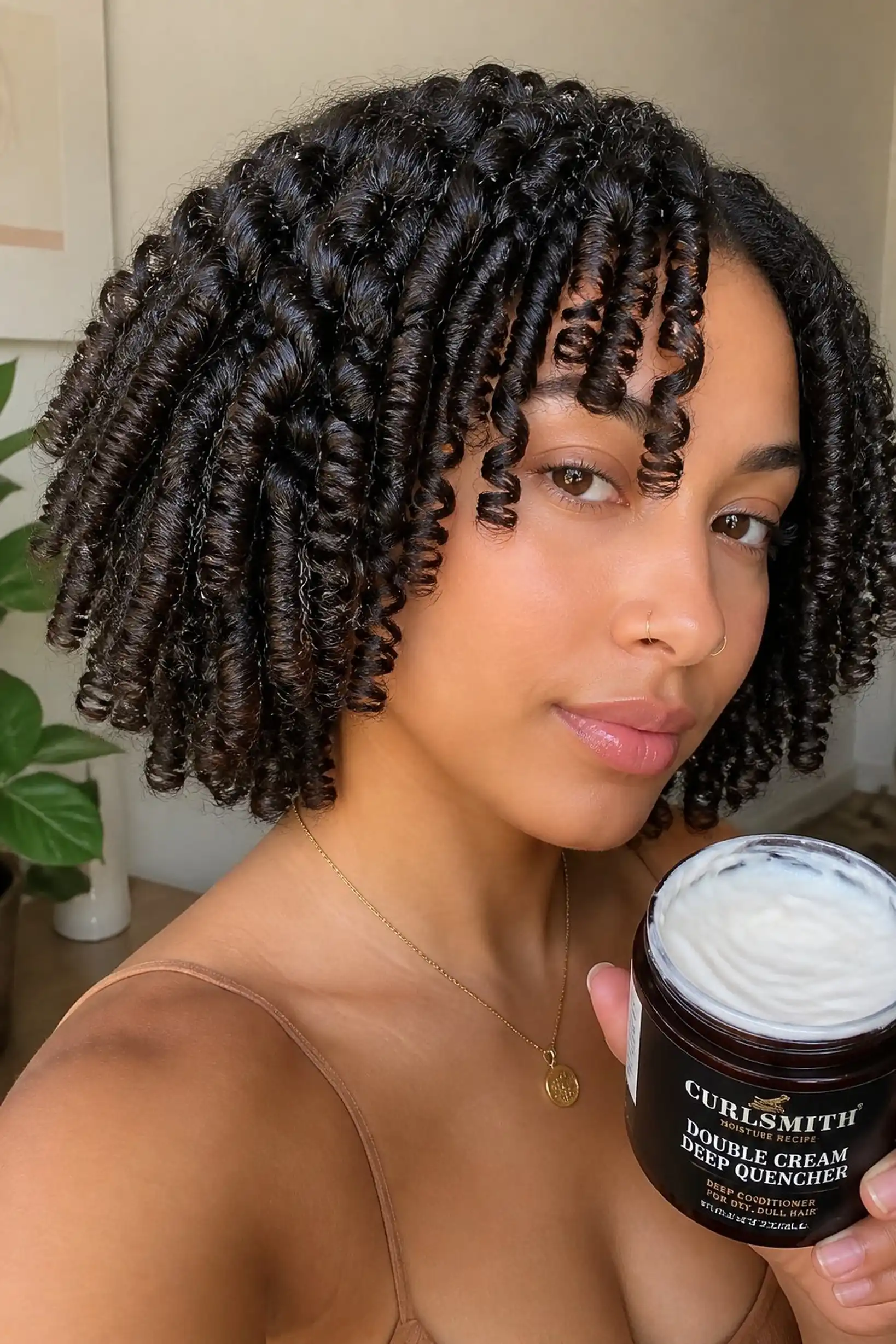 Finger Coils Keep Natural Curls Wrapped Safely