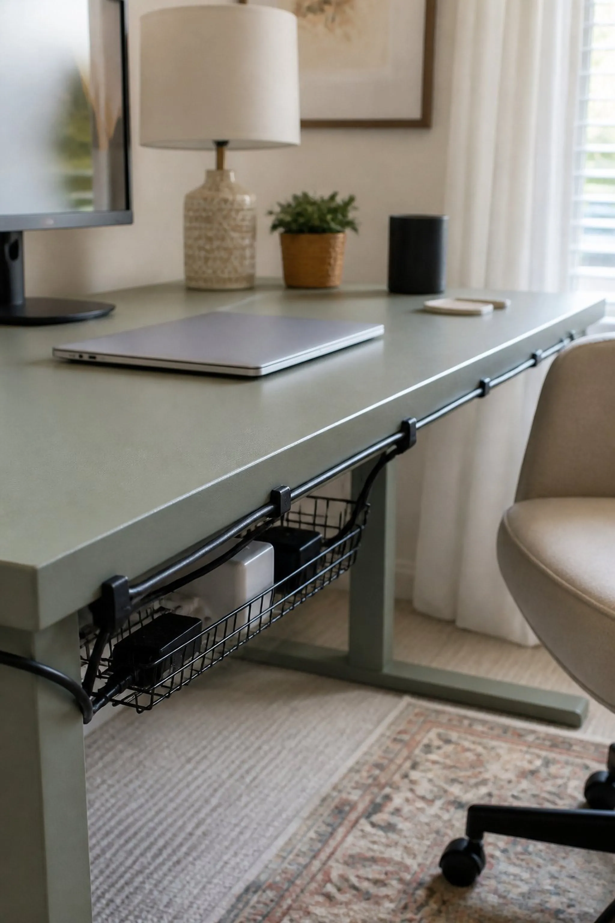Incorporate stylish cable management devices