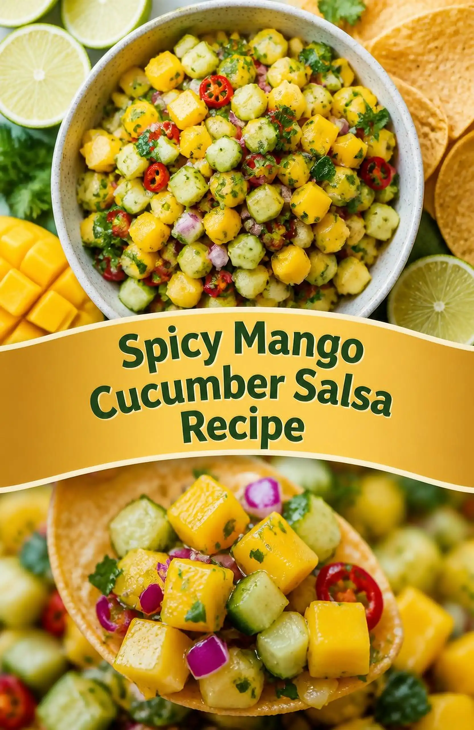 Spicy Mango Cucumber Salsa Recipe