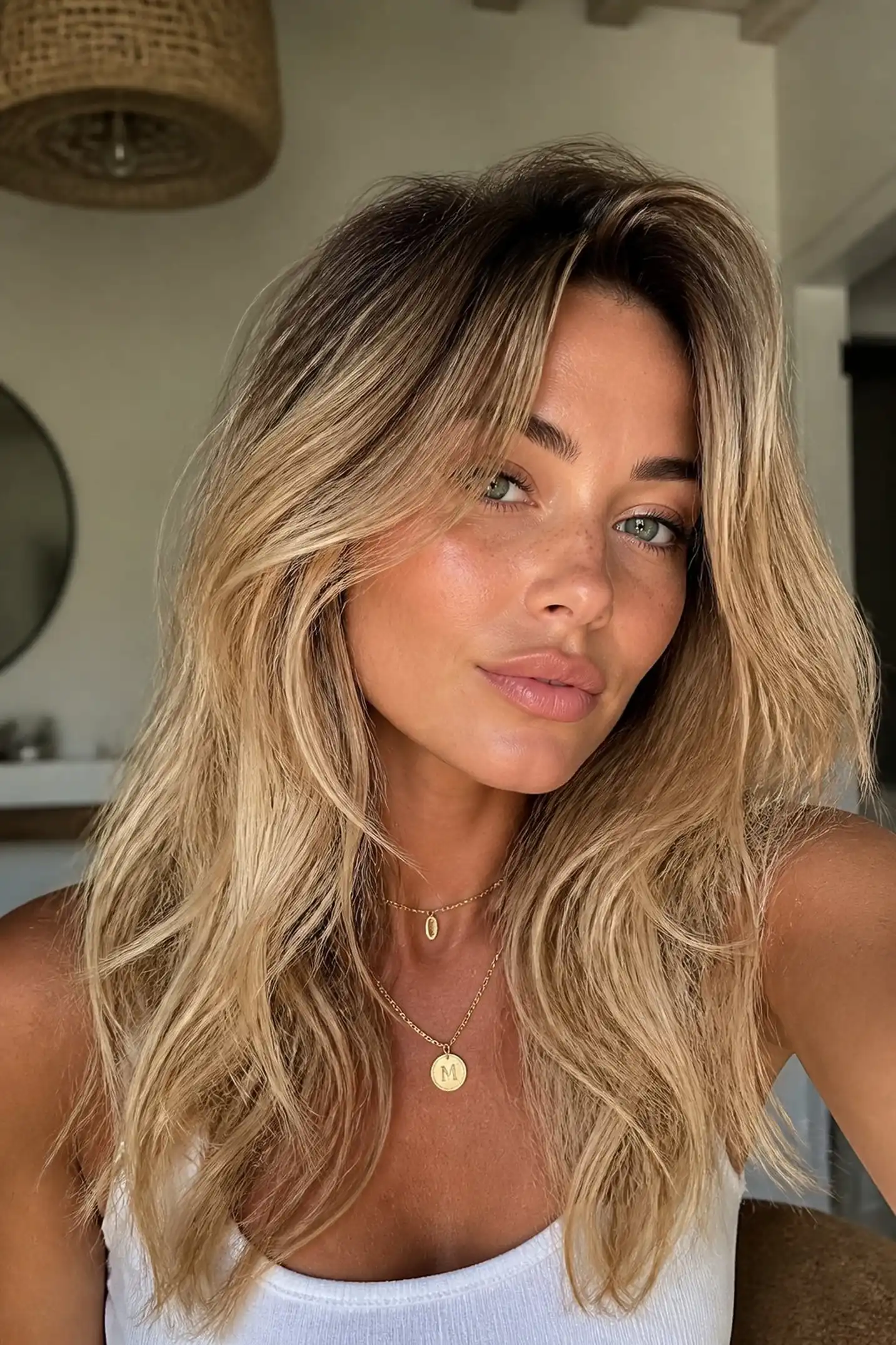 Beachy Messy Layers with Volumizing Spray