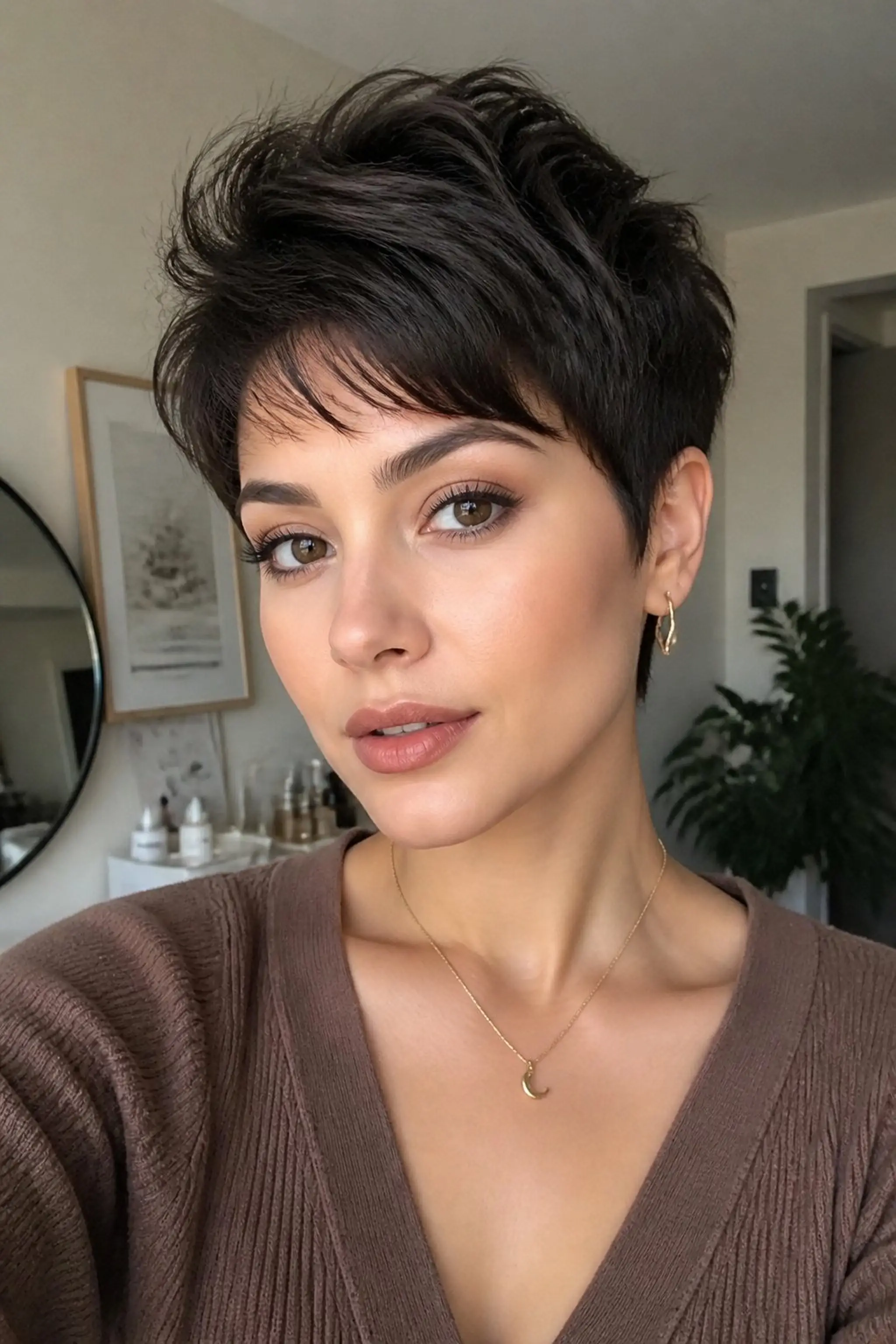 Textured Pixie Cut to Maximize Volume